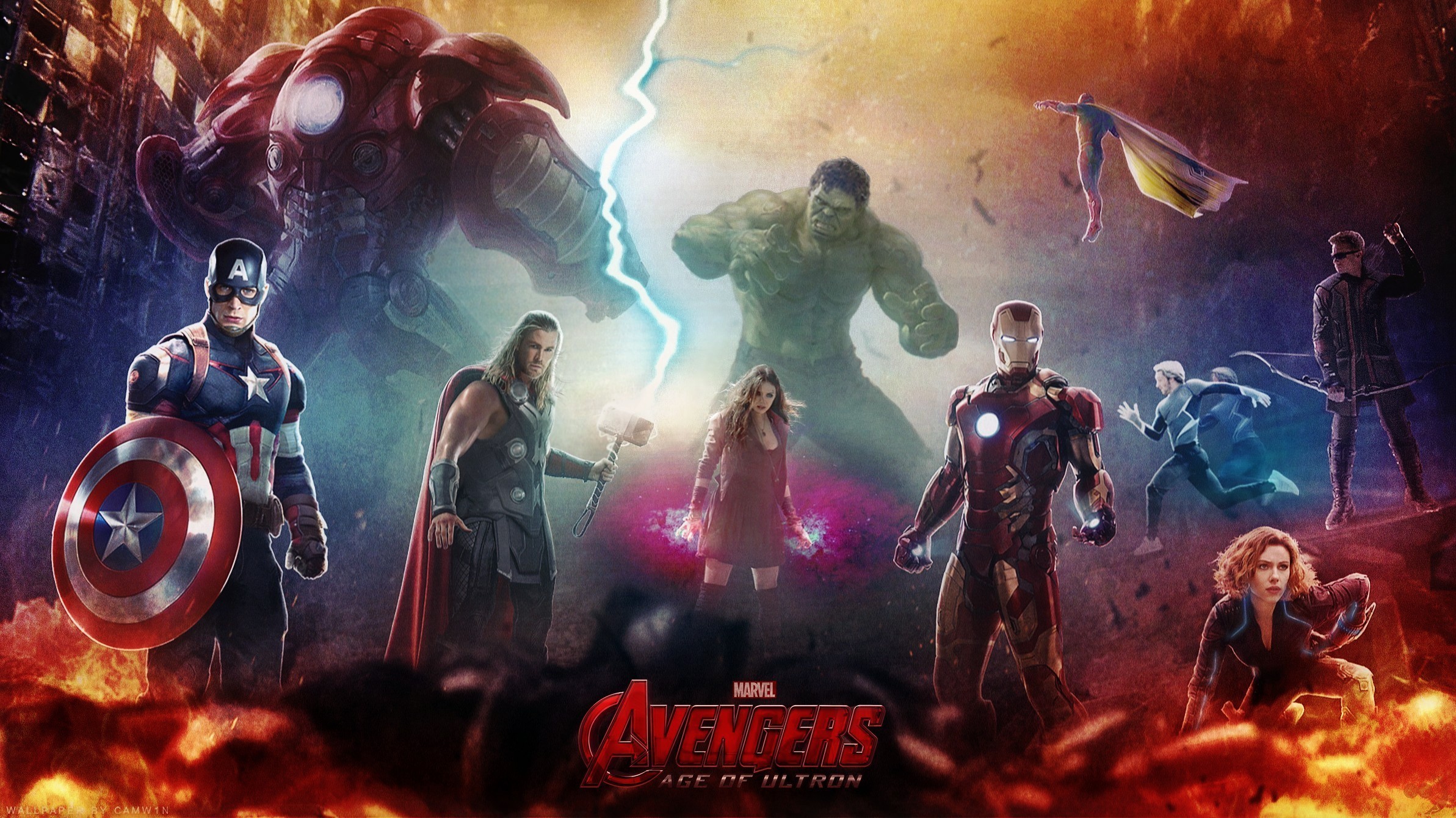 2385x1340 Avengers Age Of Ultron HD Wallpapers
