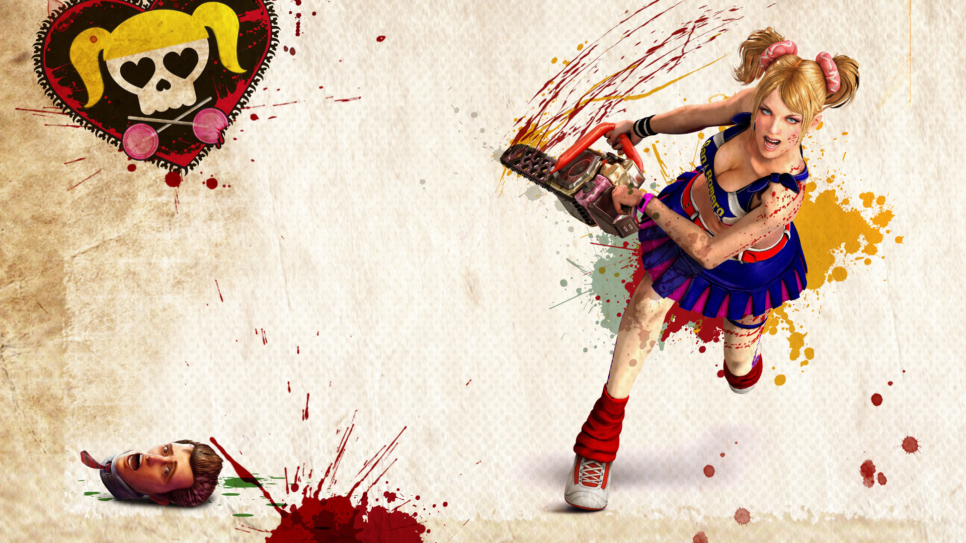 1920x1080 Cheerleader Zombie Hunter Lollipop Wallpaper HD