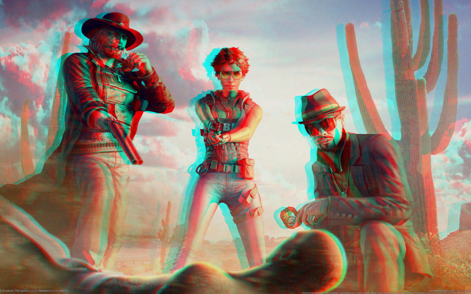 1920x1200 ... Call Of Juarez 3D Red Cyan Anaglyph by Fan2Relief3D
