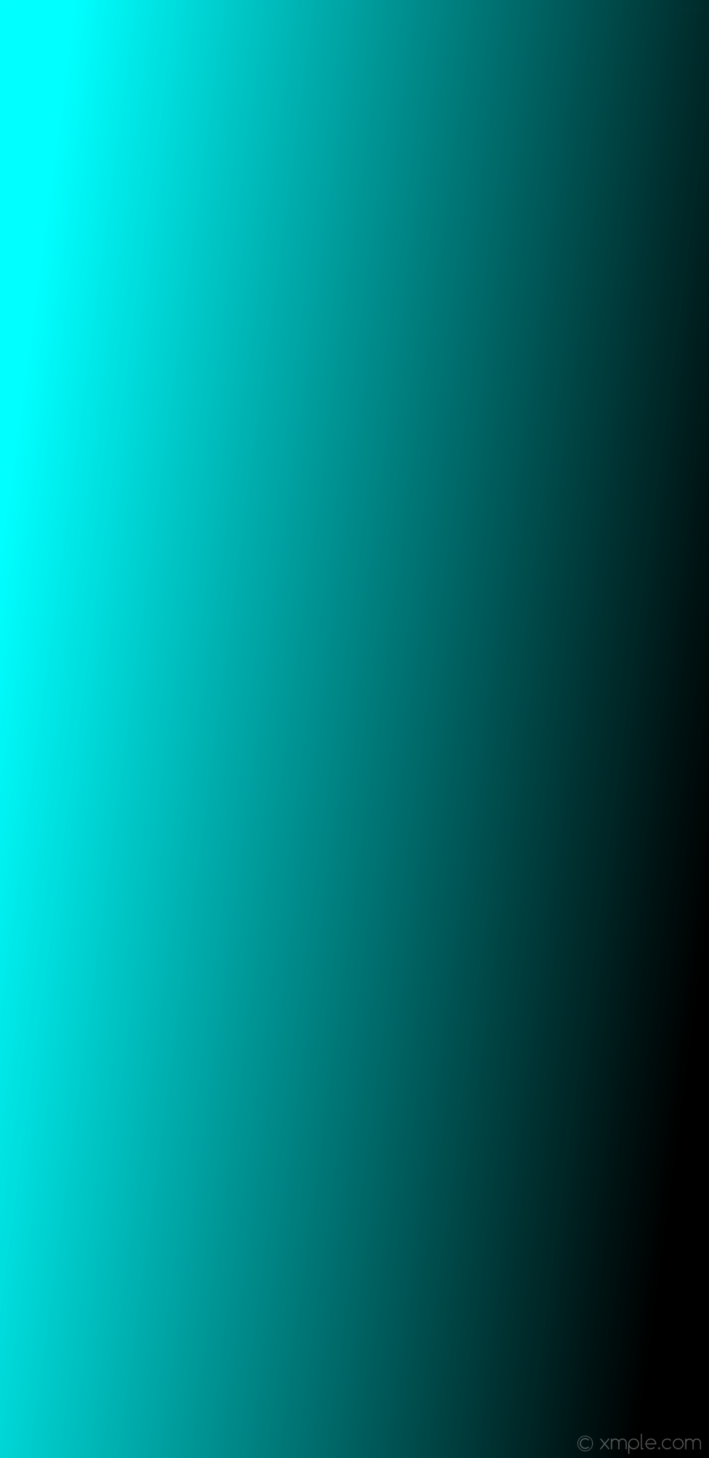 1440x2960 wallpaper gradient linear blue black aqua cyan #00ffff #000000 150Â°