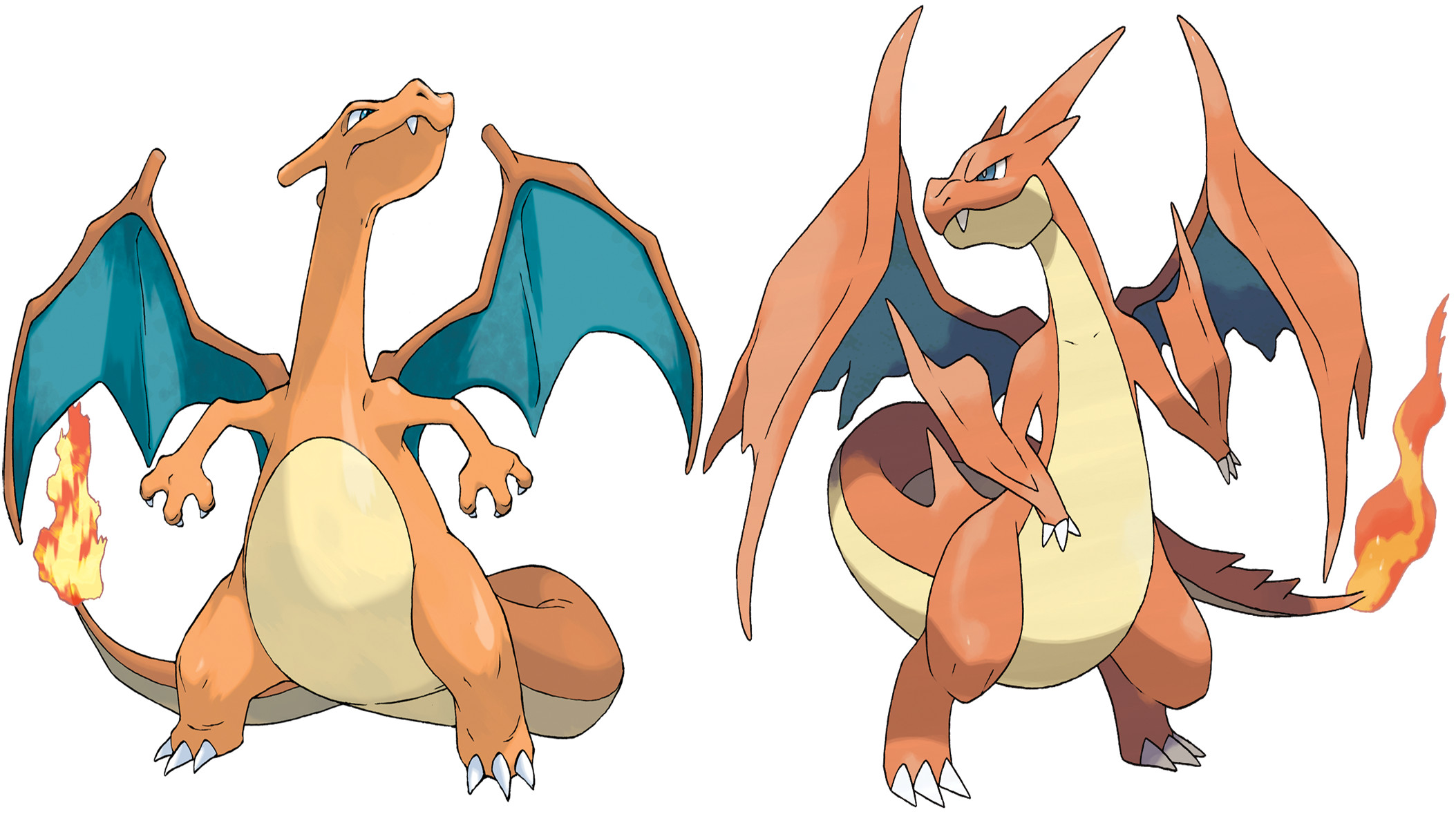 2107x1179 ... Charizard And Mega Charizard Y by Frie-Ice