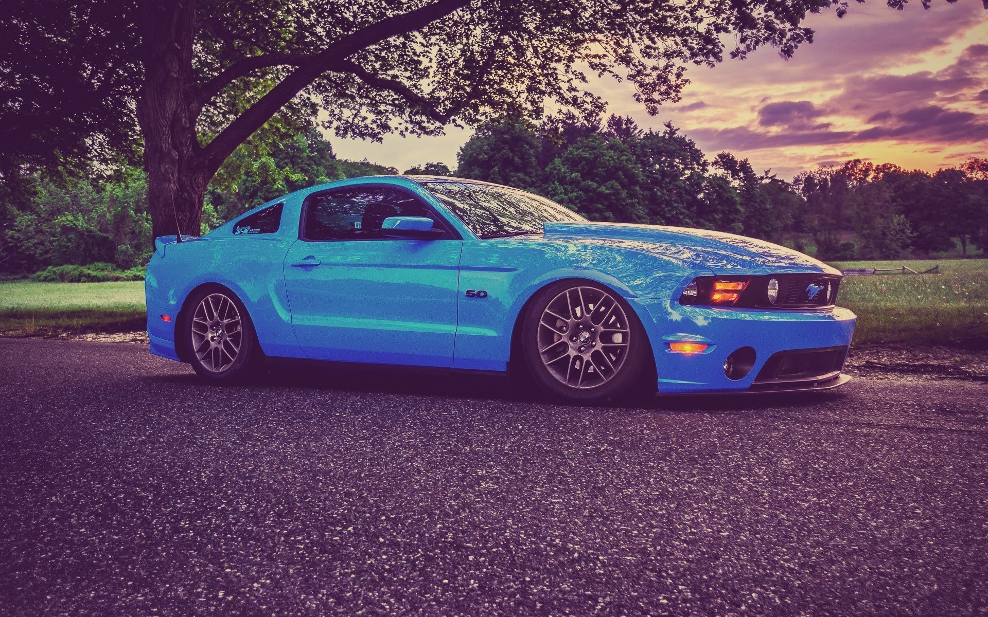 1920x1200 mustang ford mustang muscle cars blue red low ride tuning cars mustang