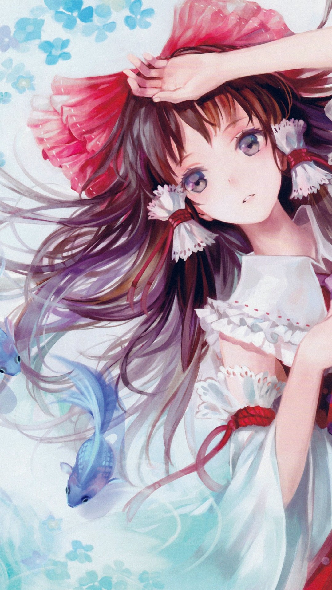 1080x1920 Anime Art Paint Girl Cute iPhone 8 wallpaper