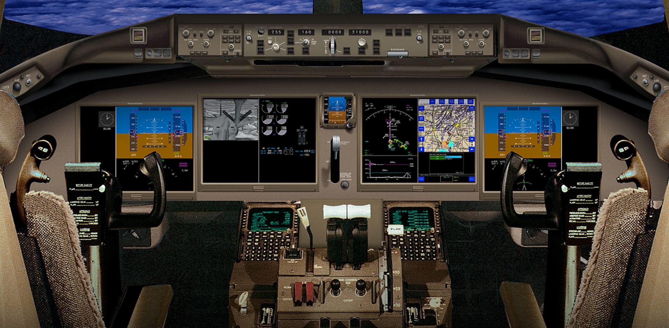 2200x1080 Barack In A Boeing 787 Cockpit Jpg Wikimedia Mons
