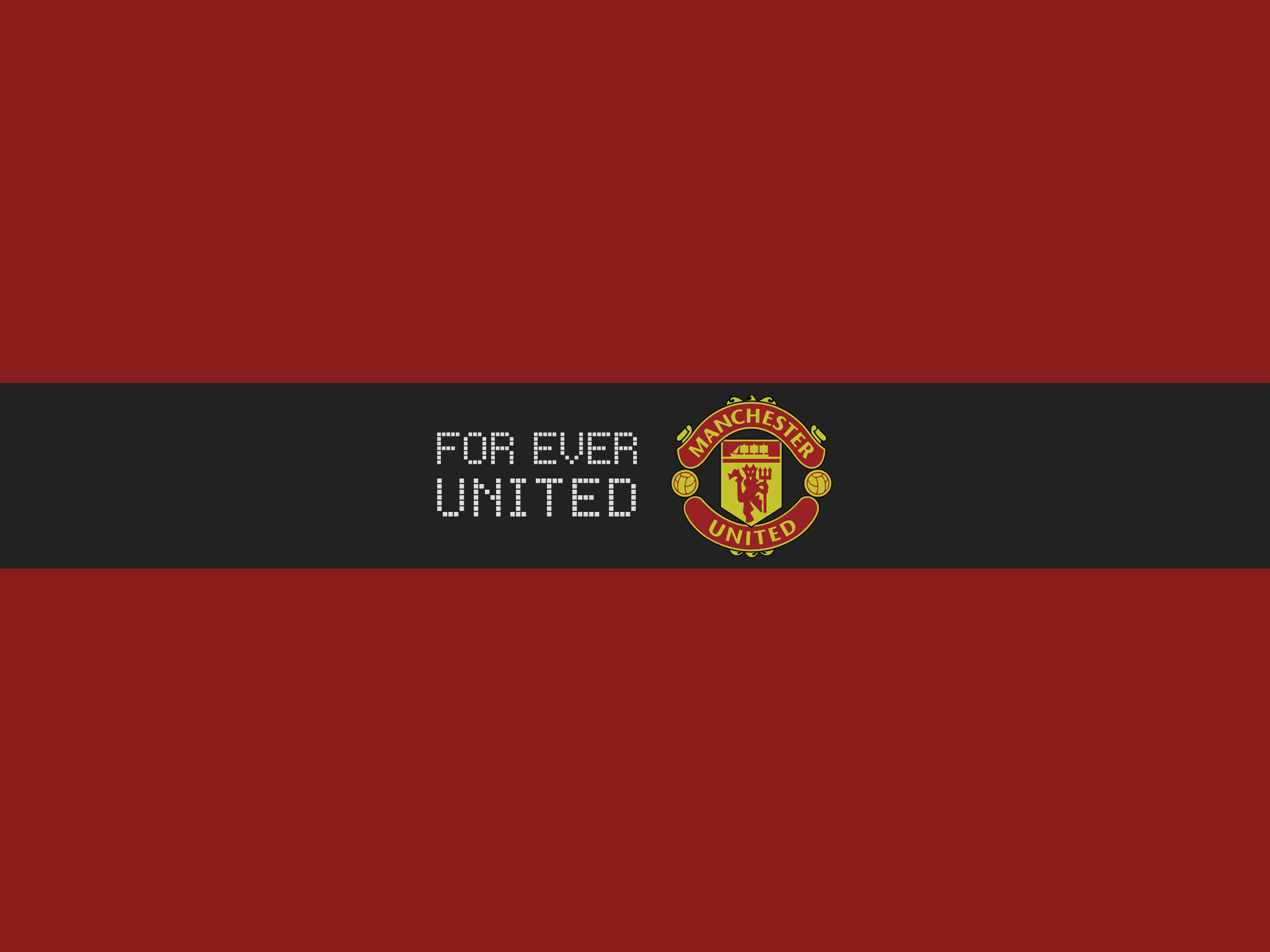 2048x1536 HD Manchester United Logo High Def Wallpapers Free Download.