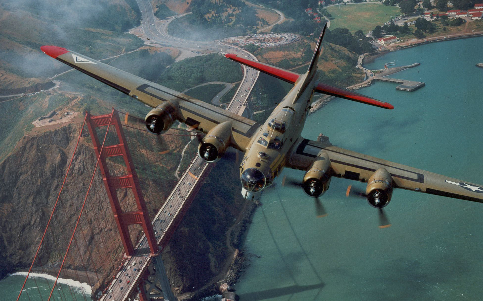 1920x1200 Military - Boeing B-17 Flying Fortress Wallpaper