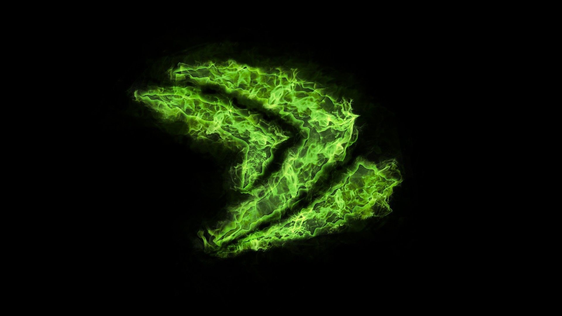 1920x1080 Logo Nvidia green flame wallpapers and images - wallpapers .