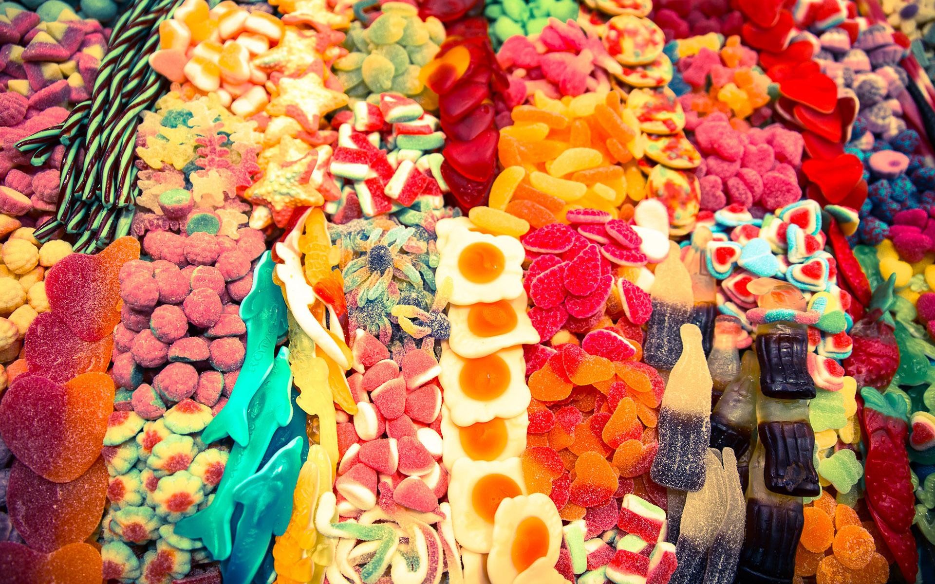 1920x1200 Colorful candies