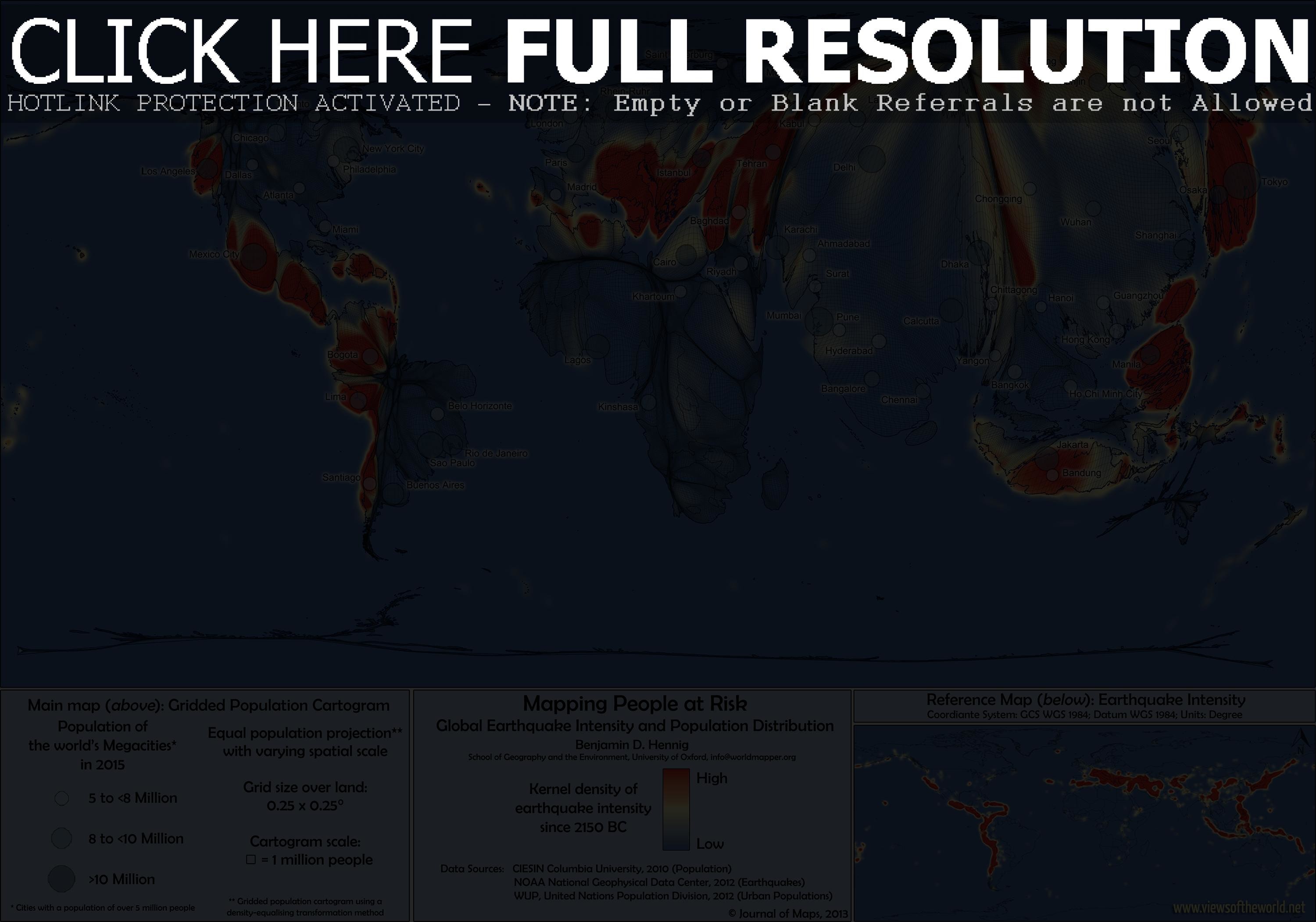 3000x2101 Earthquake Risk Zones A People S Perspective Views Of The World And Map