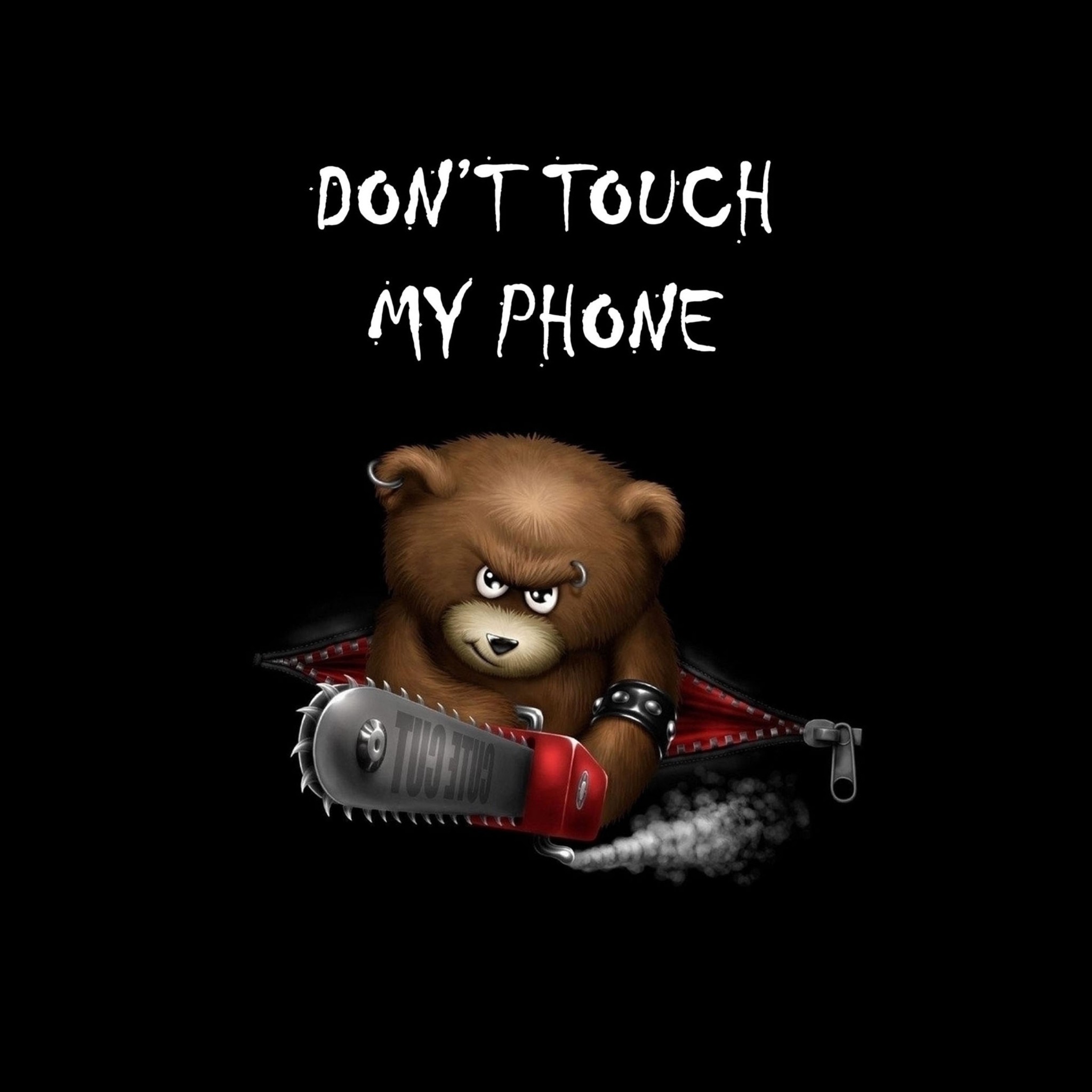 2048x2048 Download Don't Touch My Phone 2048 x 2048 Wallpapers - 4612984 - funny sign  logo | mobile9
