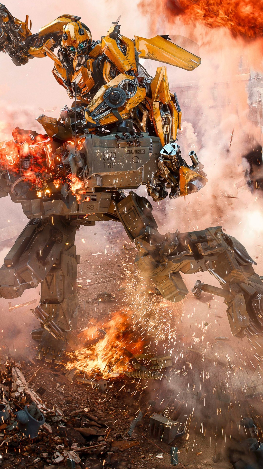 1080x1920 Transformers: The Last Knight, Bumblebee