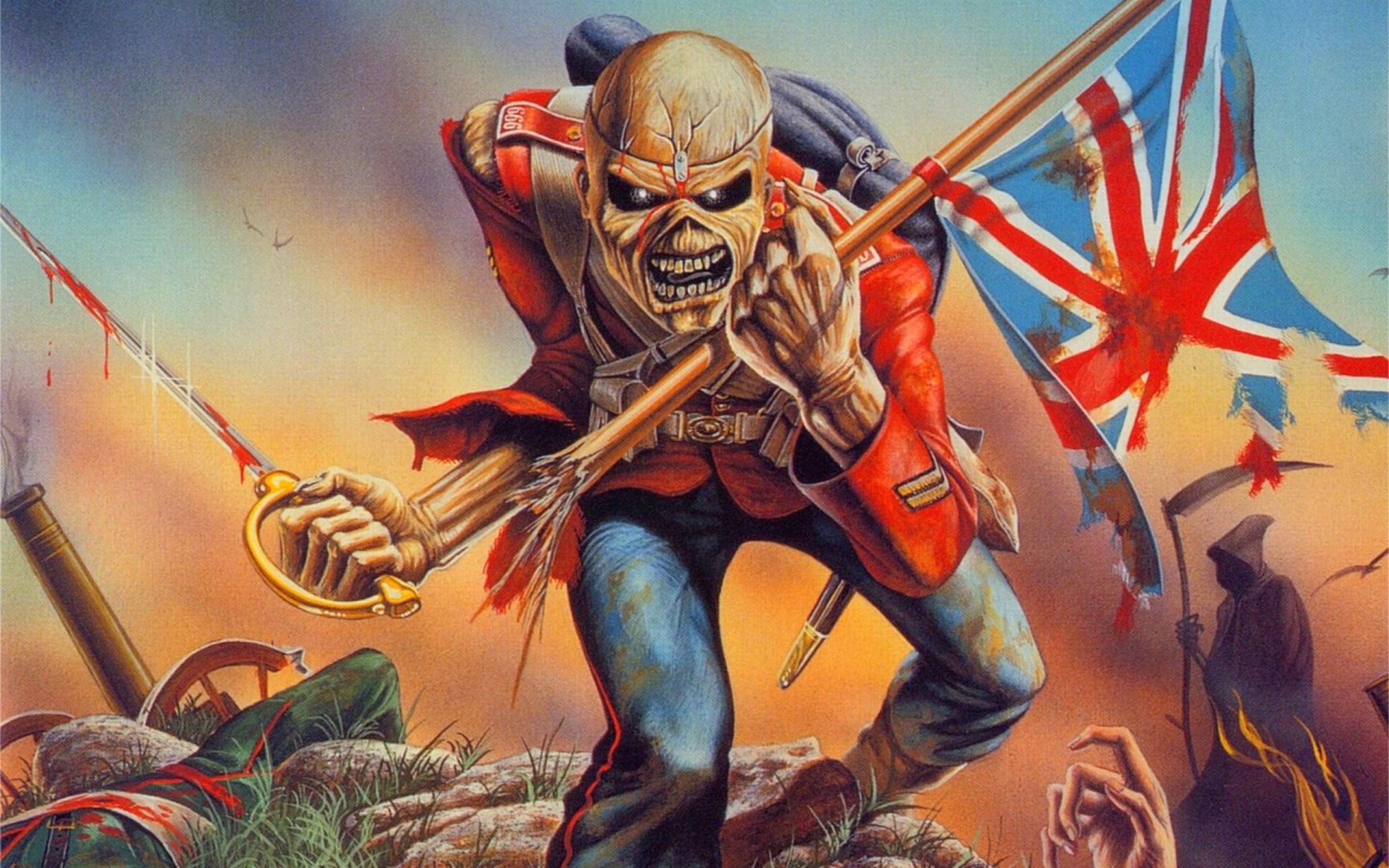 2560x1600 Iron Maiden English Heavy Metal Band Wallpaper