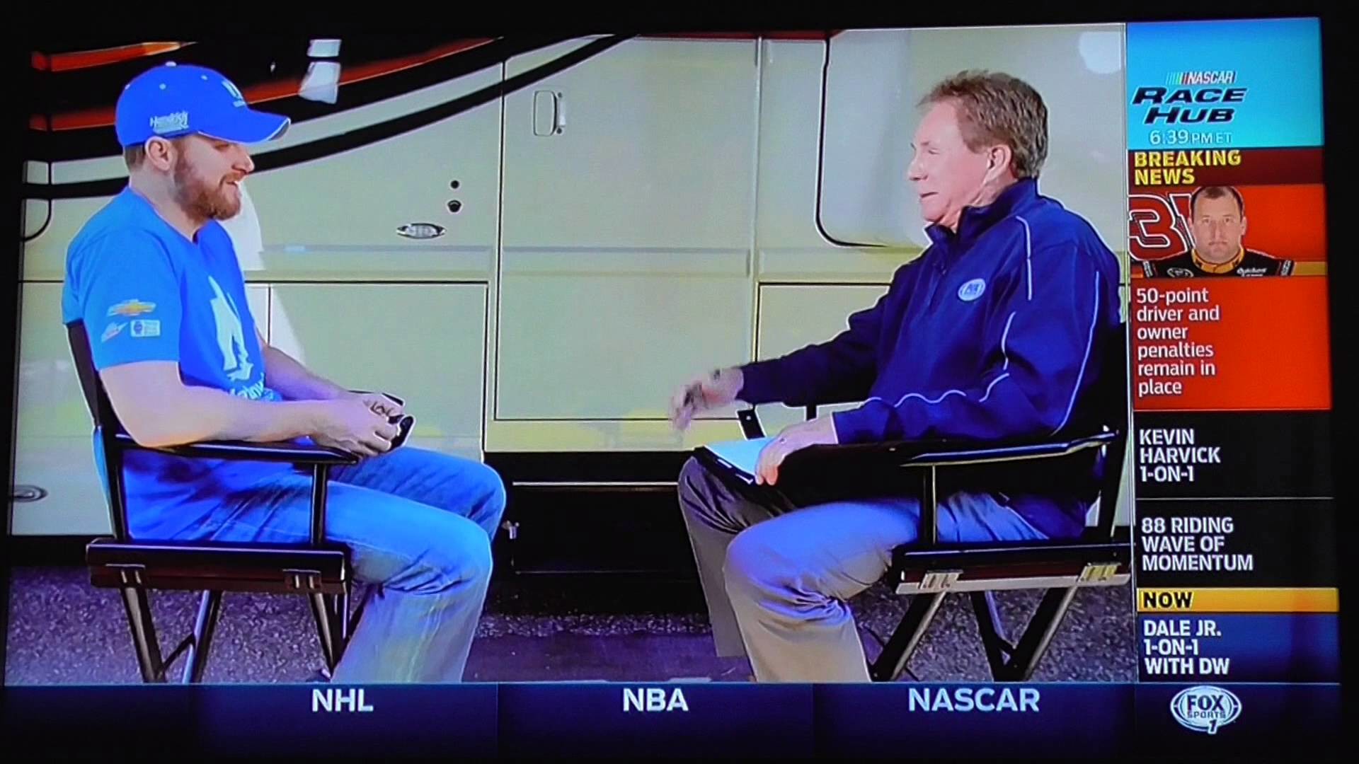 1920x1080 Dale Earnhardt Jr. Interview on NASCAR Race Hub (5-6-2015)