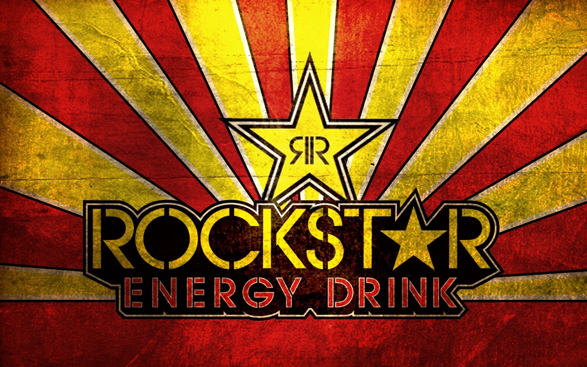 1920x1200 Rockstar Energy Drink Yellow Red HD Wallpaper For Your PC Desktop