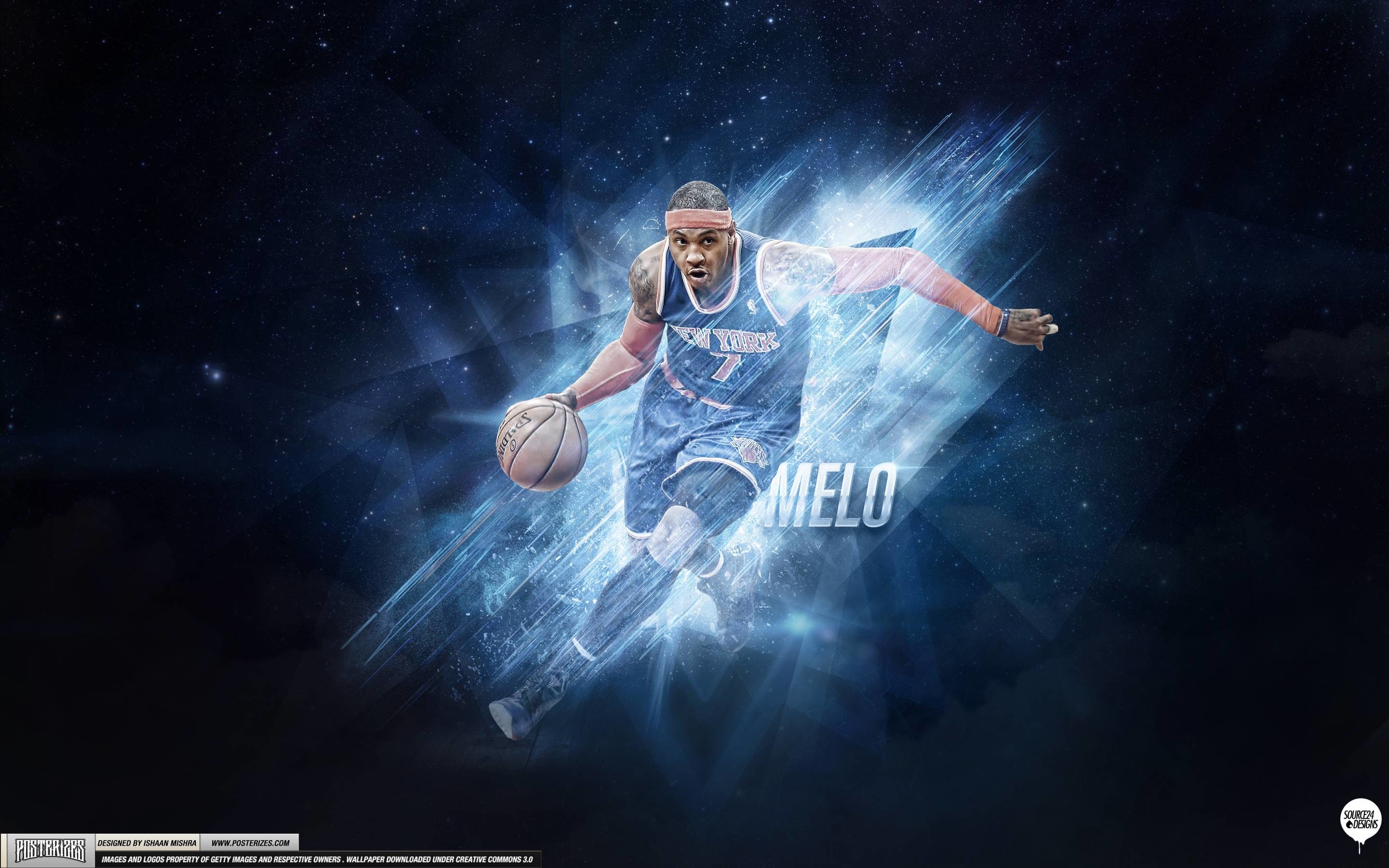 2880x1800 Carmelo Anthony 'Playoff Push' Wallpaper | Posterizes ...