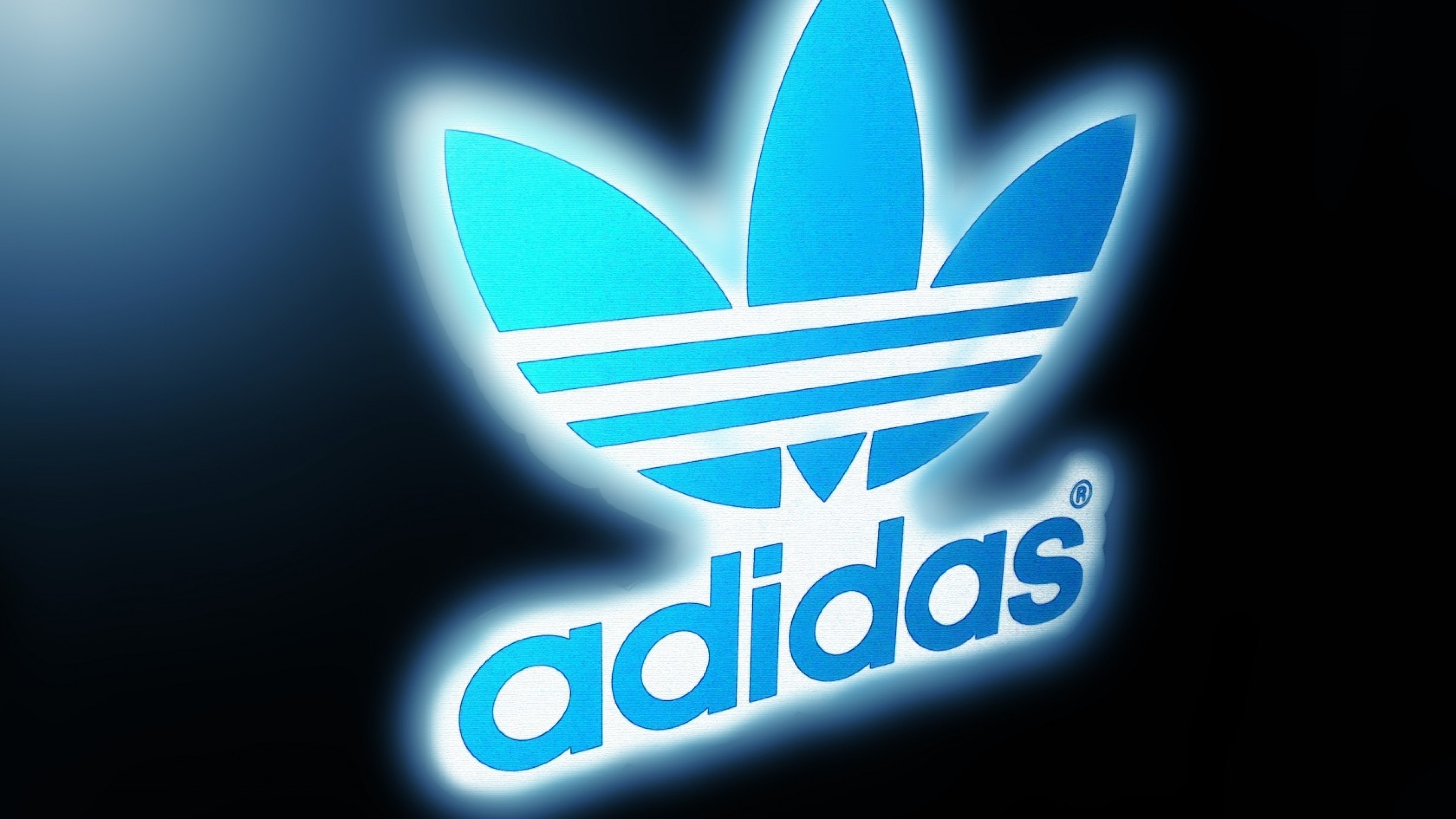 3840x2160 Preview wallpaper adidas, style, originals, background, blue, logo 