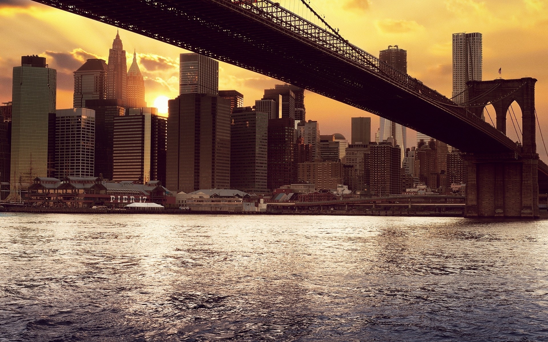 1920x1200 Daily Wallpaper: Pier 17, Brooklyn, New York City | I Like To Waste My Time