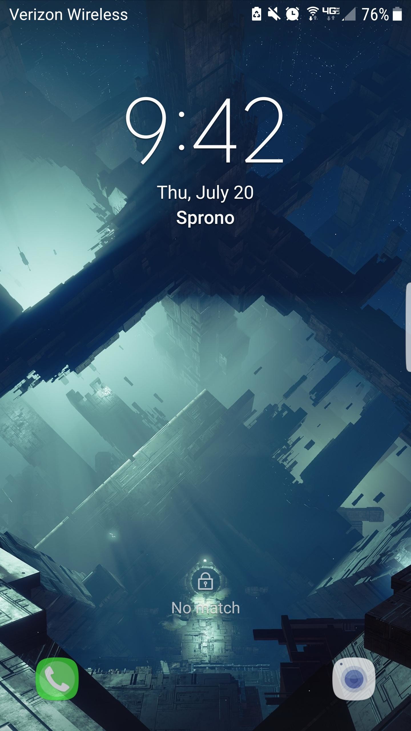 1440x2560 My phone wallpaper lock icon lines up perfectly with the wallpaper