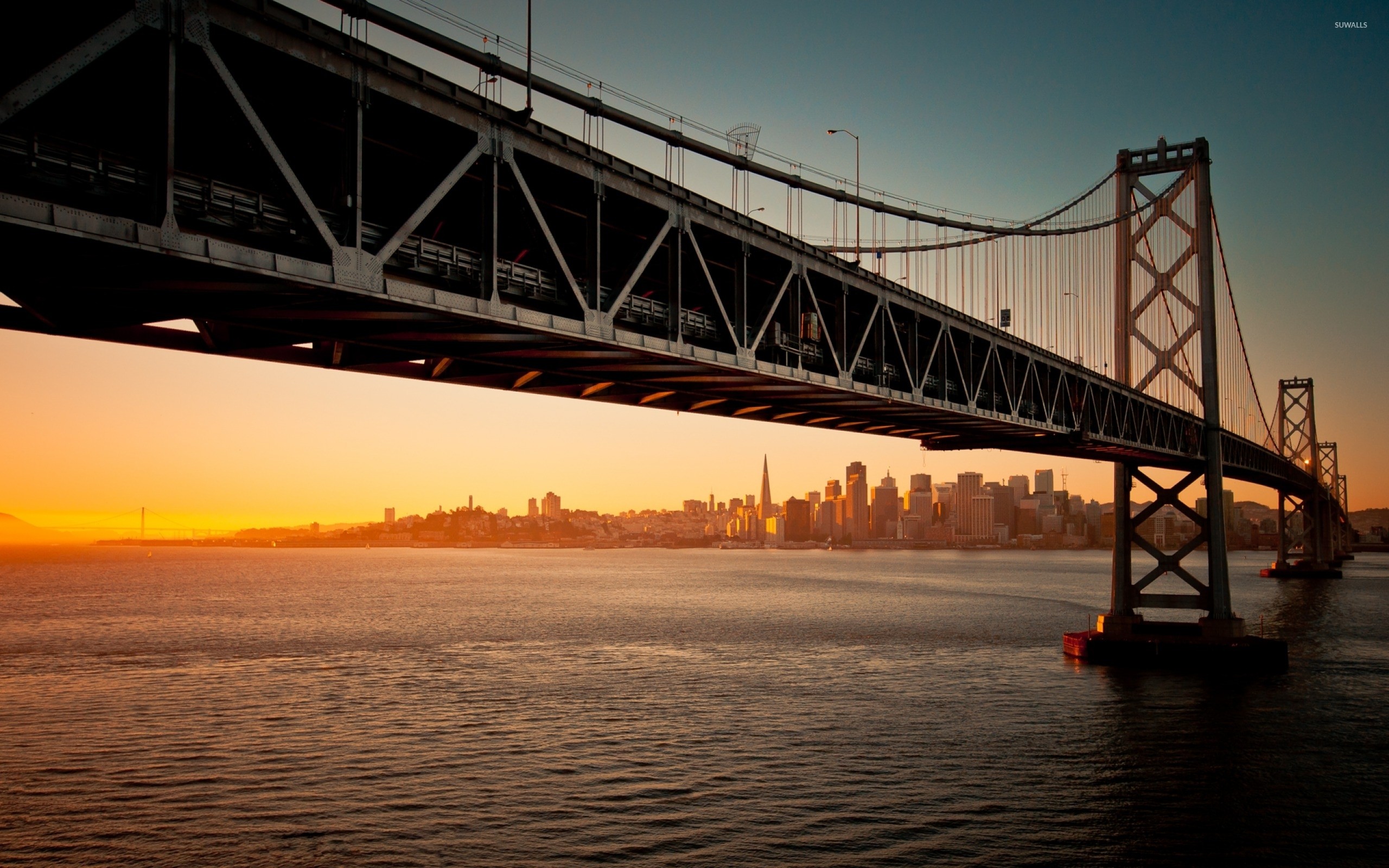 2560x1600 San Francisco - Oakland Bay Bridge wallpaper
