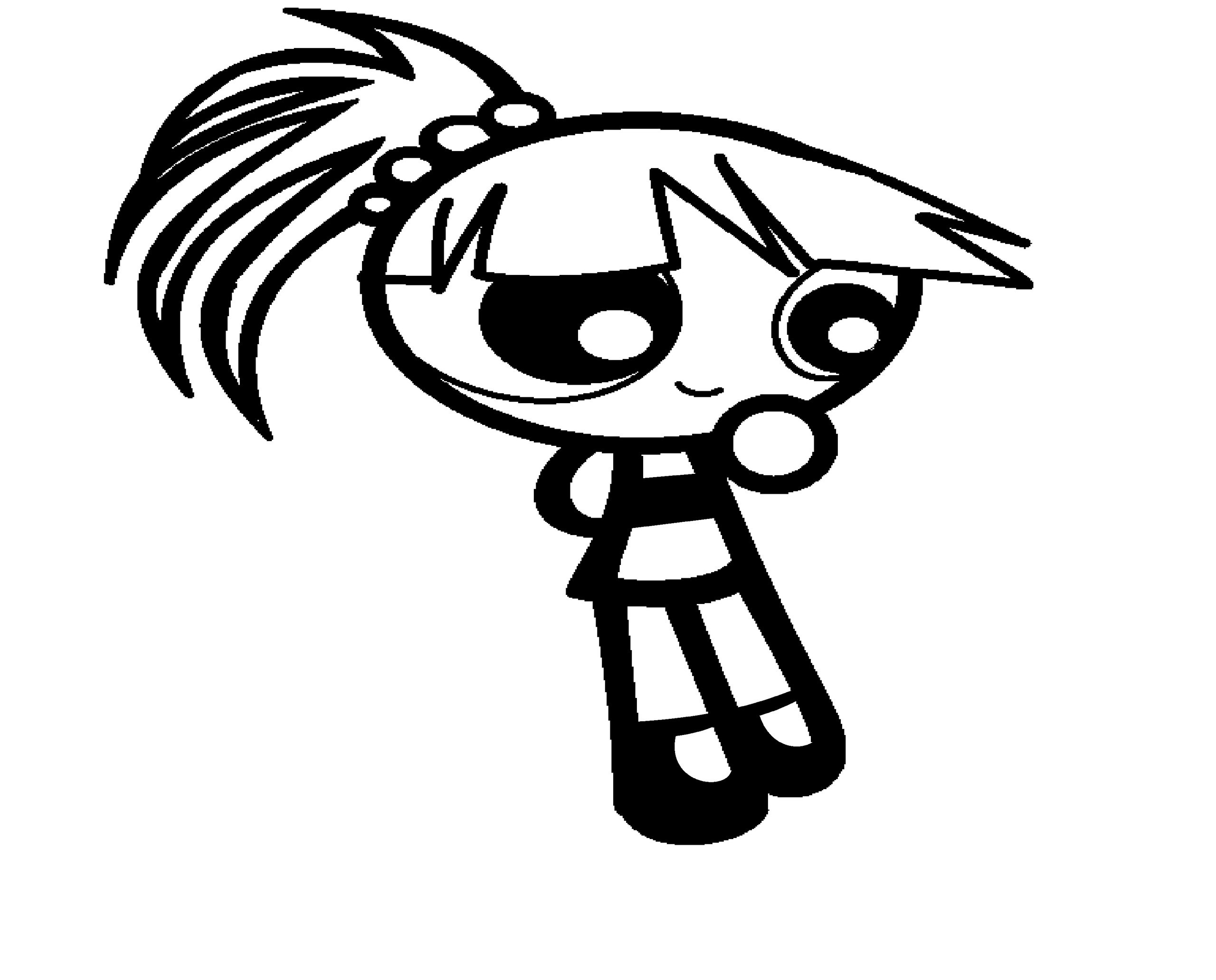 2560x2064 powerpuff girls coloring pages free image