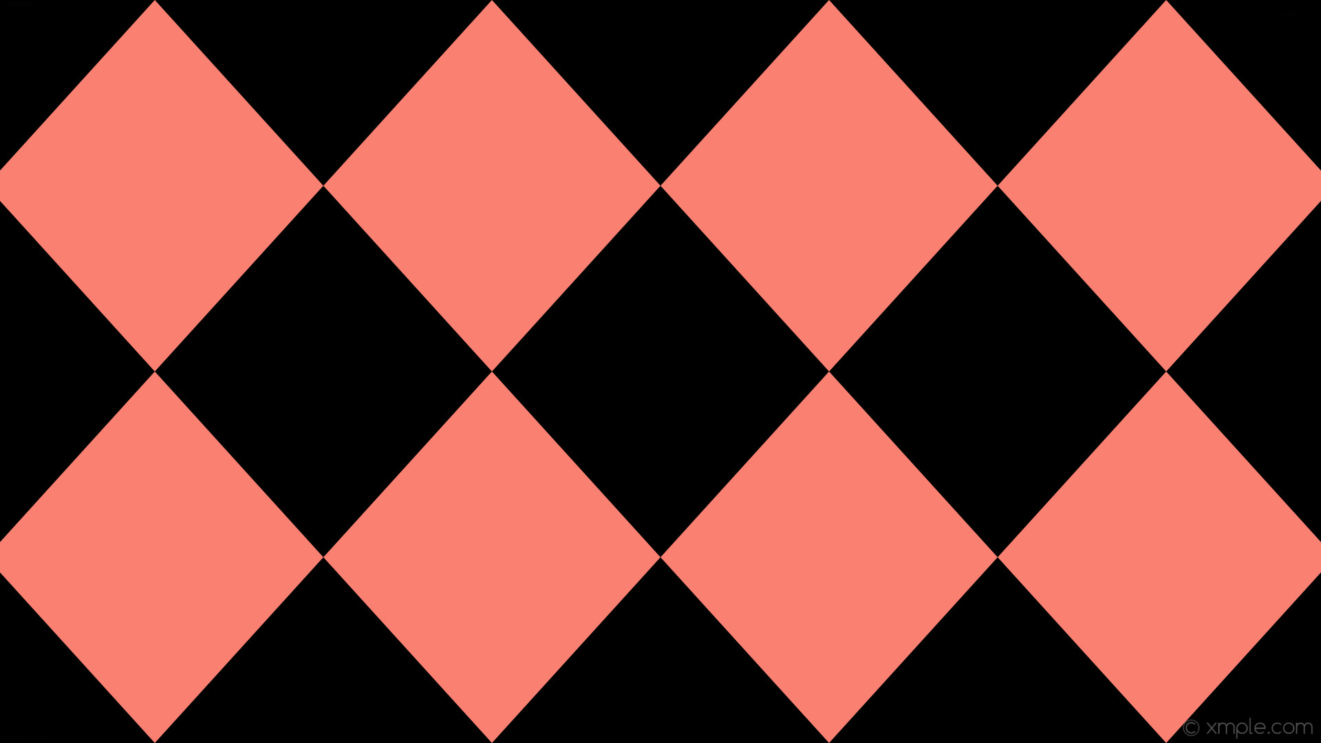 1920x1080 wallpaper lozenge red rhombus diamond black salmon #000000 #fa8072 90Â°  540px 490px