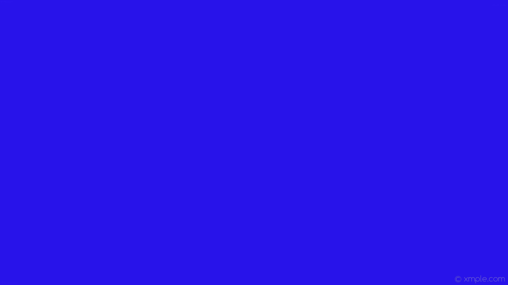 1920x1080 wallpaper blue single plain solid color one colour #2913eb