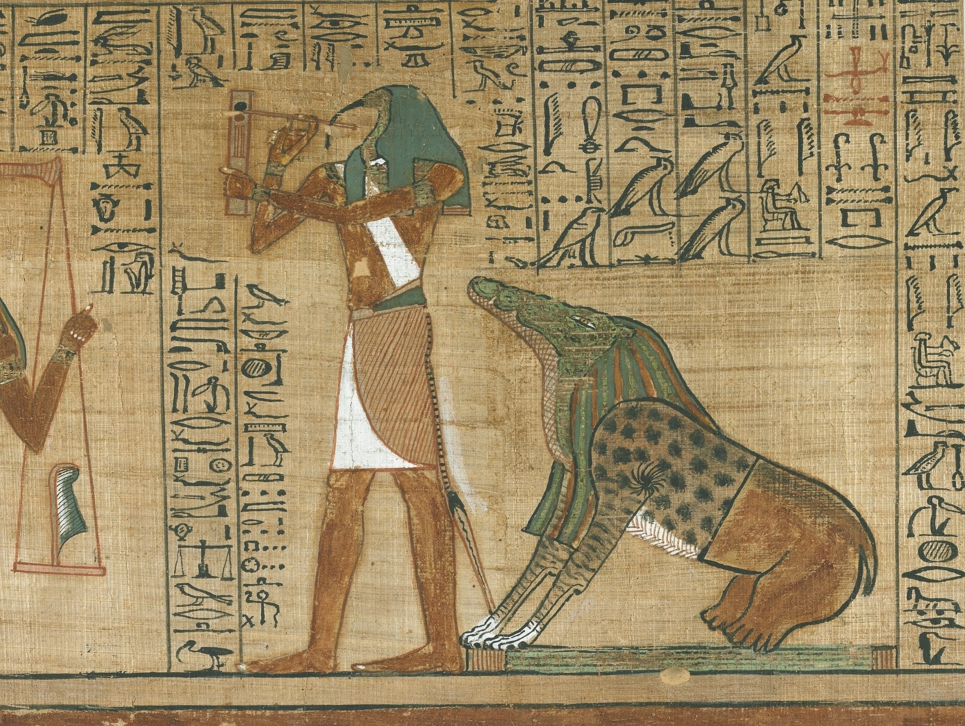 1920x1445 egyptian symbols crocodile human form papyrus blackspot tool