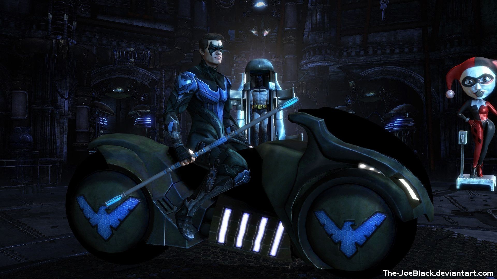 1920x1080 Blue Nightwing Wallpapers High Quality Resolution