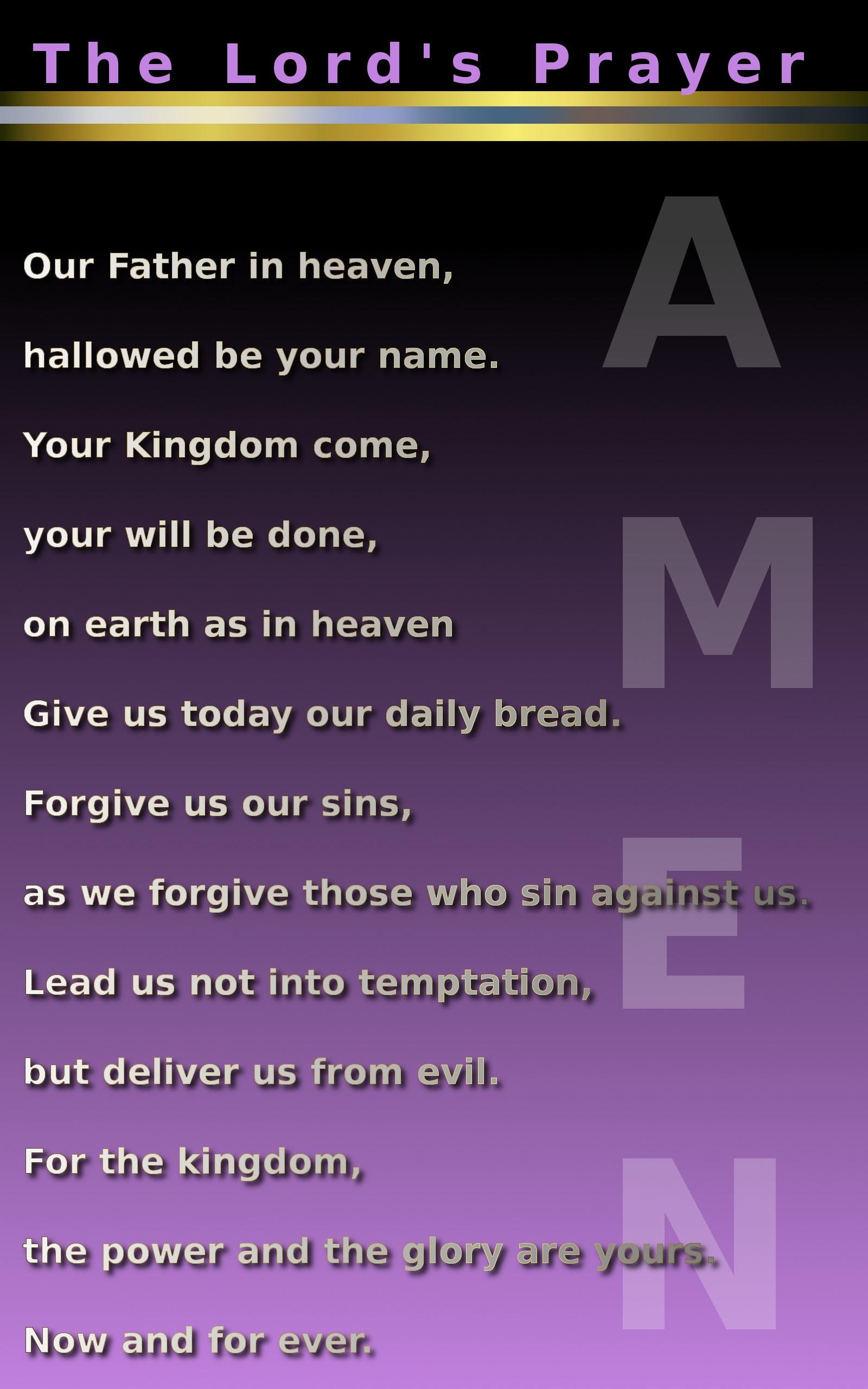 1600x2560 Lords Prayer Wallpaper The lords prayer by 