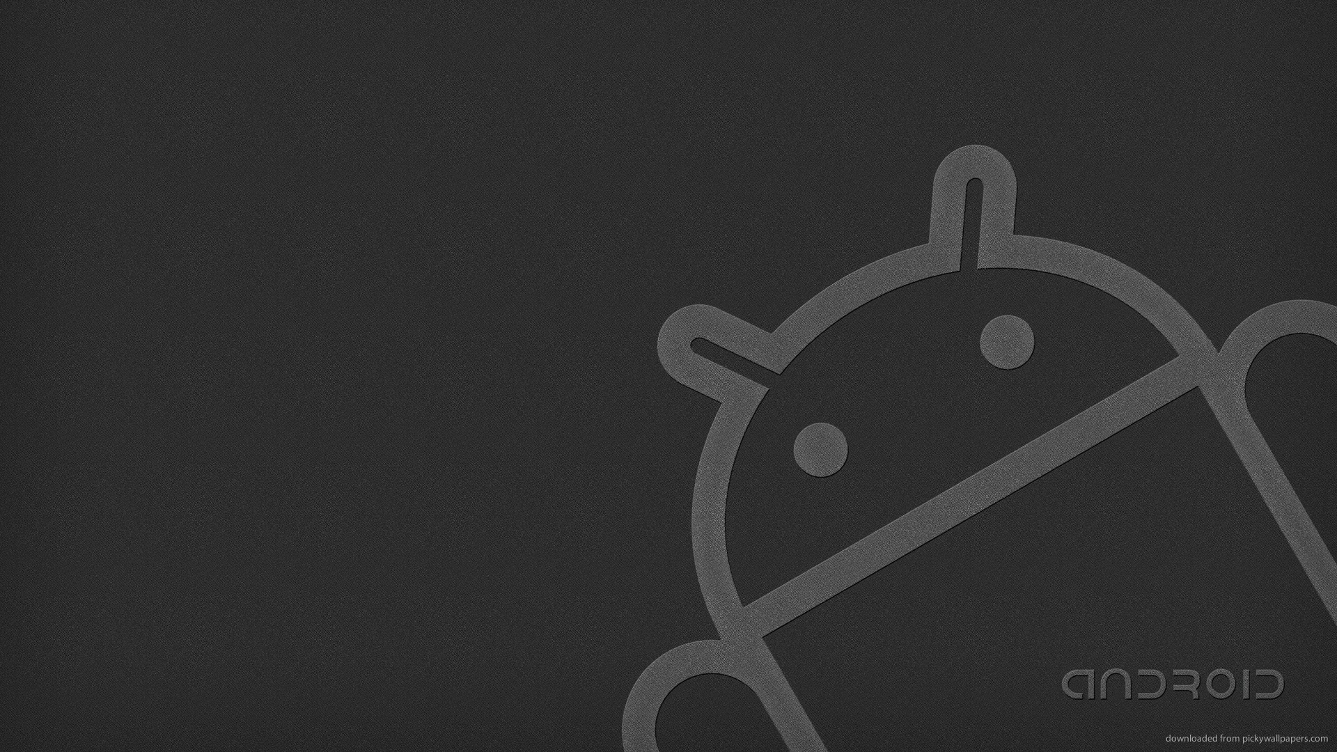 1920x1080 Android Grey Logo picture