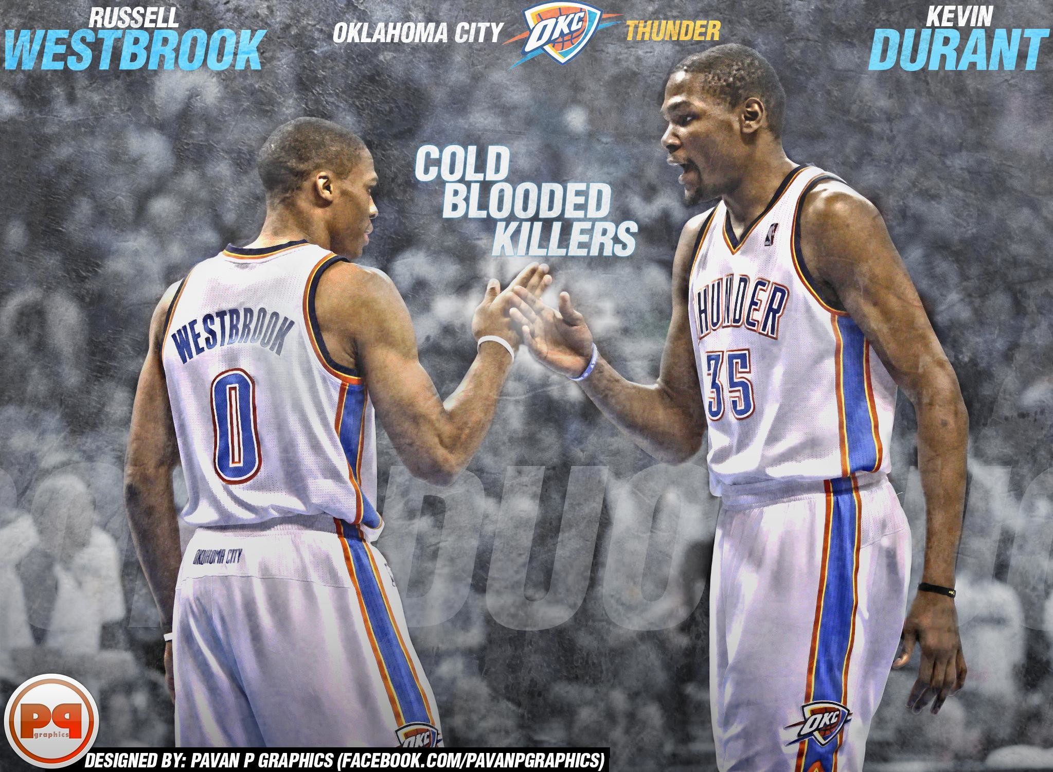2047x1501 Kevin Durant And Russell Westbrook Wallpapers 2017 - Wallpaper Cave