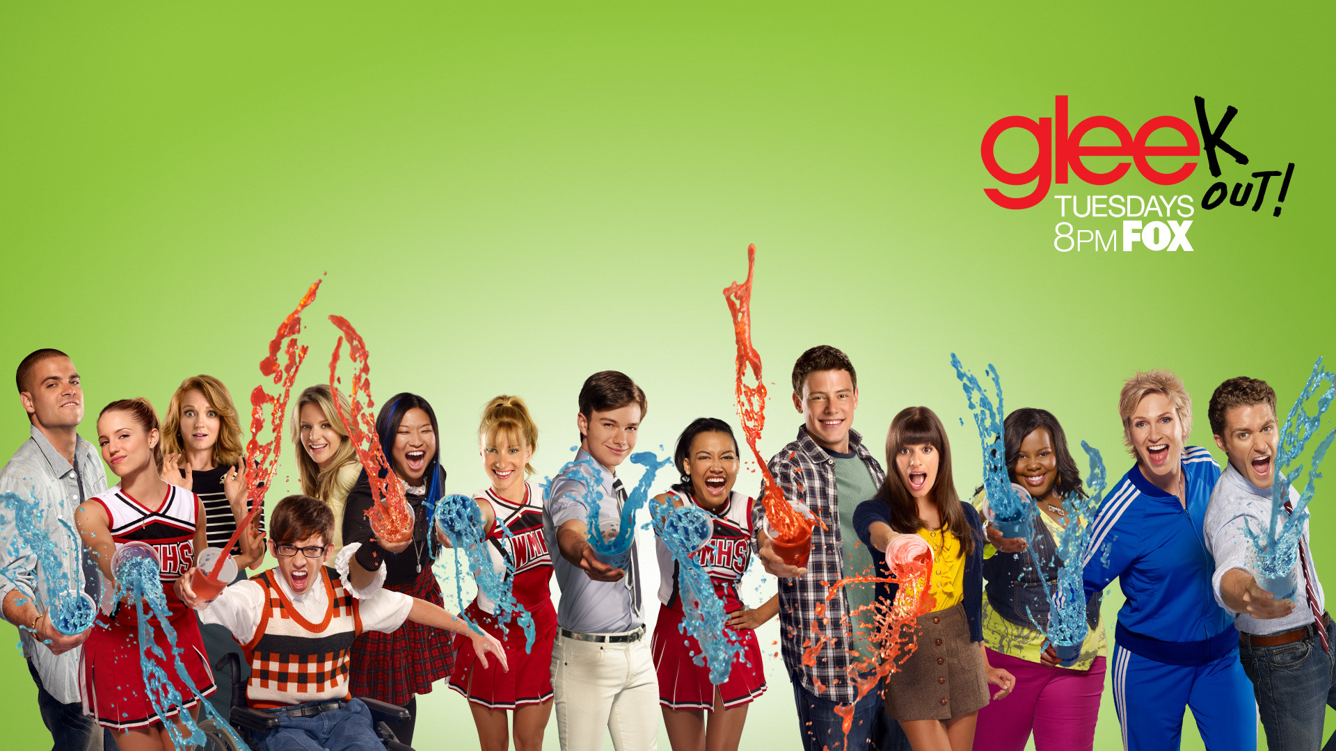1920x1080 Glee TV Cast