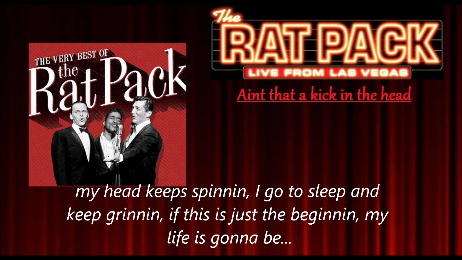 1920x1080 The Very Best of the Rat Pack - Dean Martin - Ain't that a kick in the head  HD - YouTube