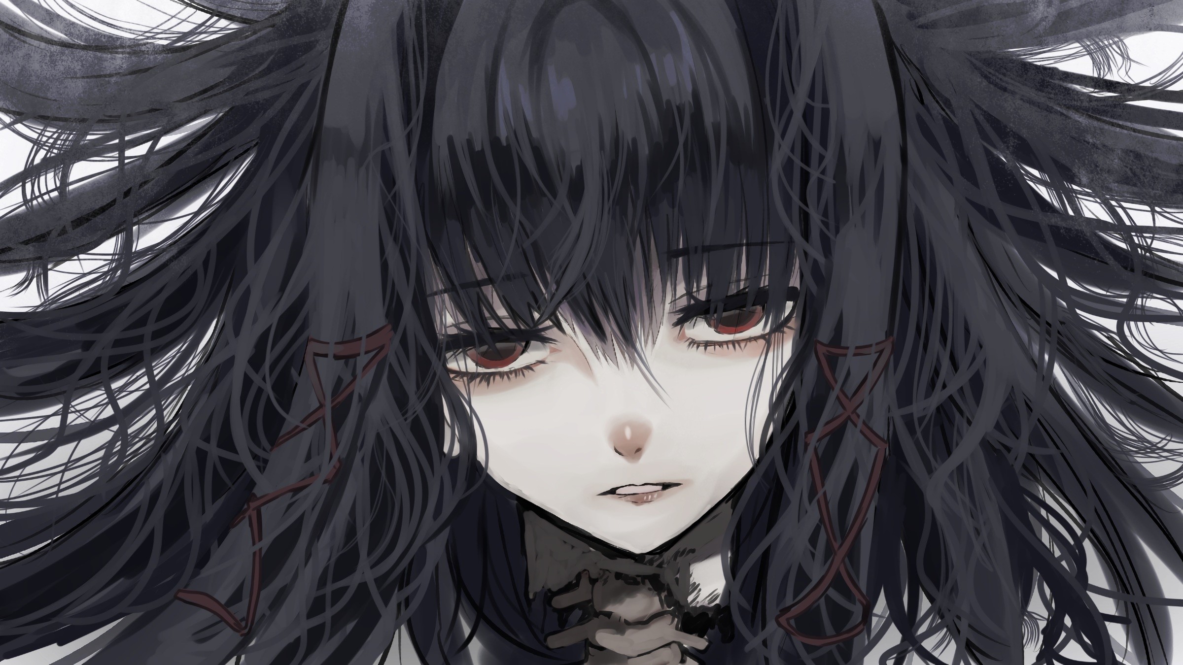 Download Gothic Anime Girl Grunge PFP Wallpaper | Wallpapers.com