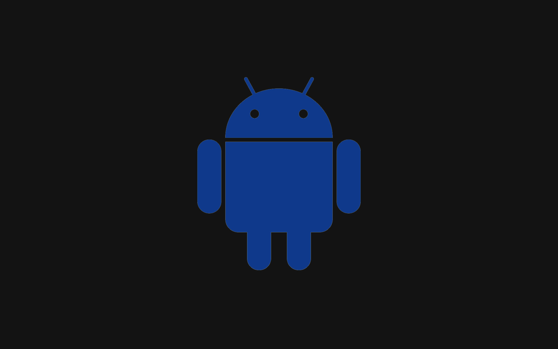 1920x1200 Blue Android And Black Background Wallpaper Desktop.