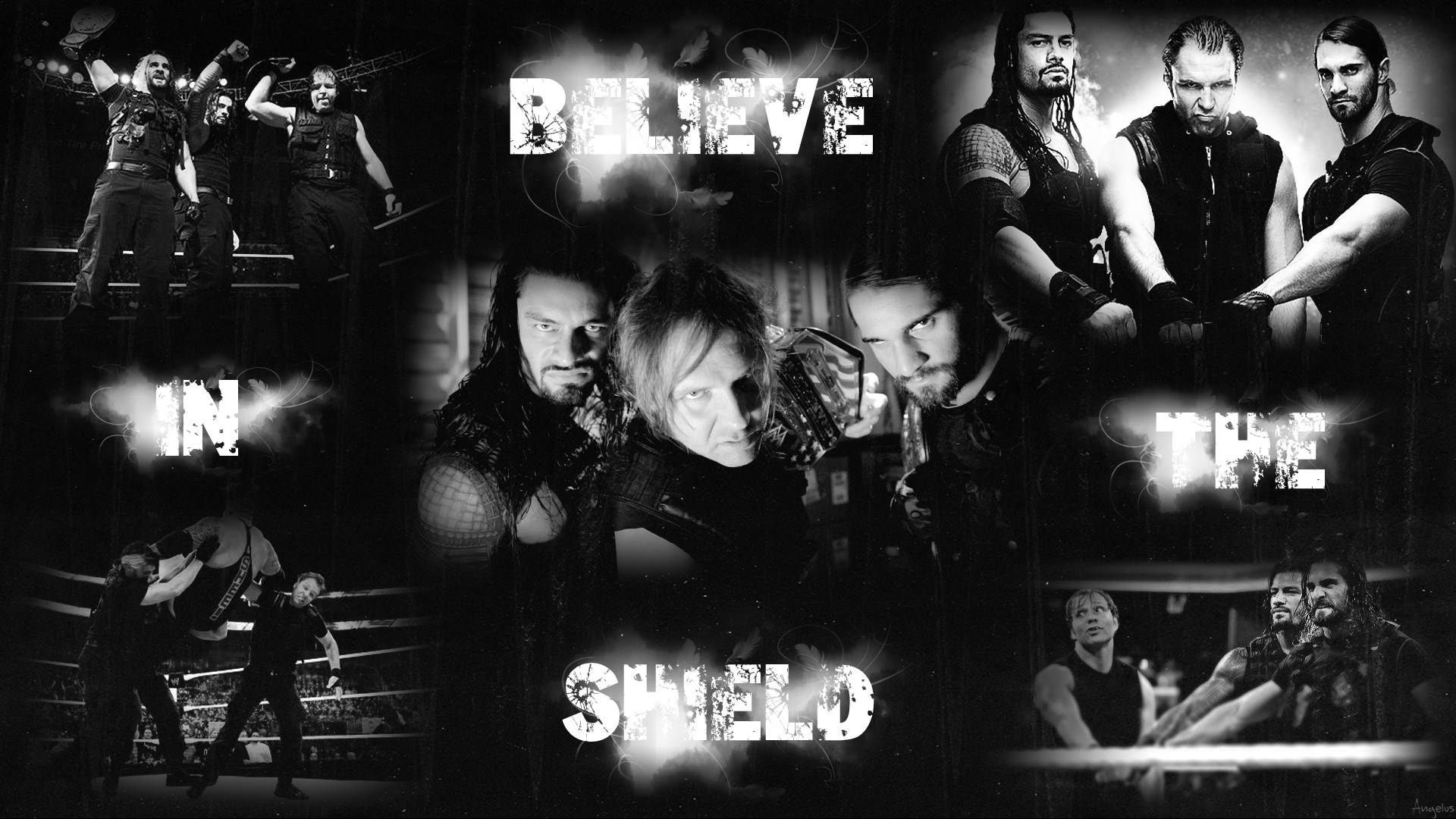 1920x1080 ... Believe In The Shield - WWE Wallpaper  by Angelus23