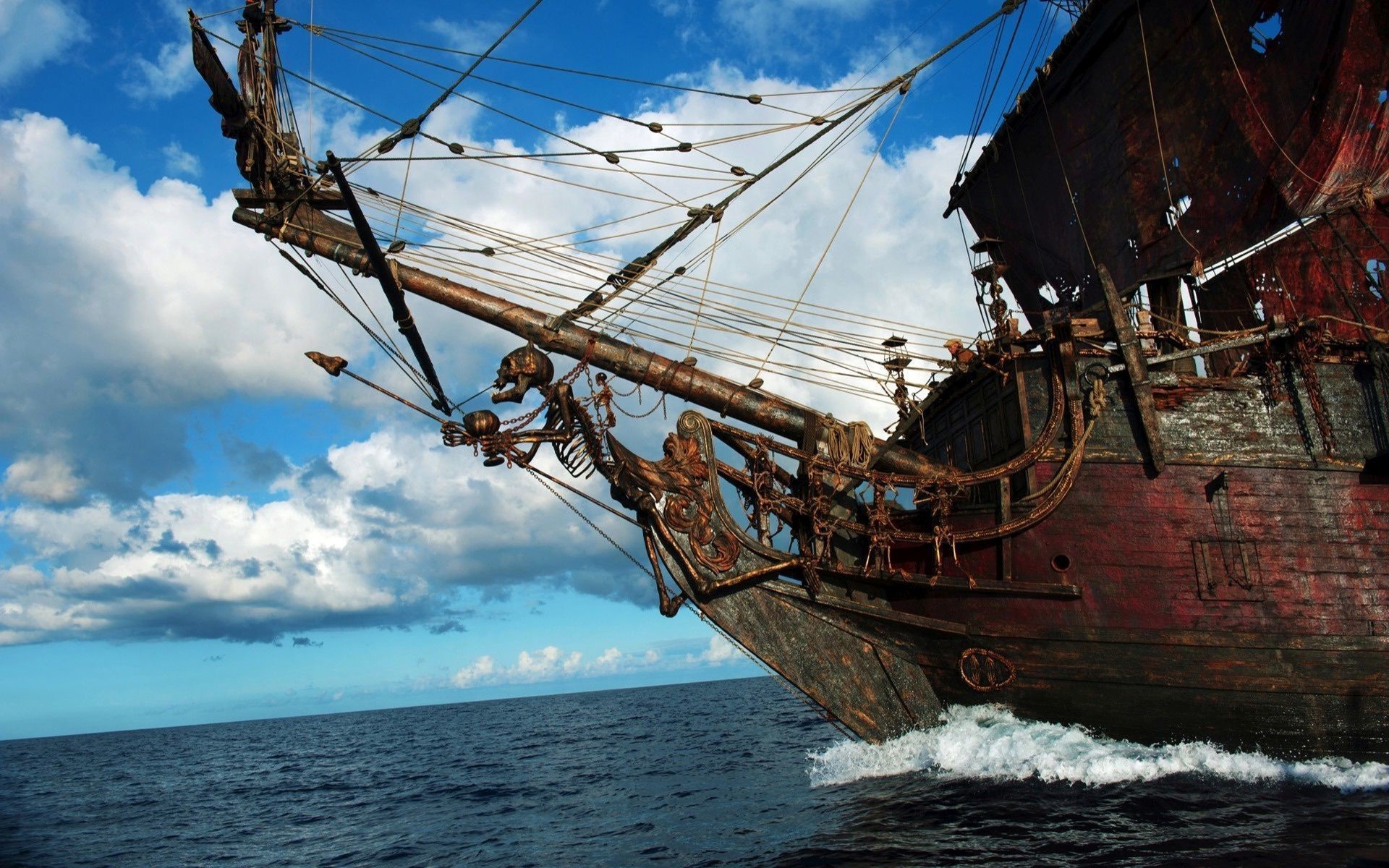 1920x1200 Old pirate ship Wallpaper 28046