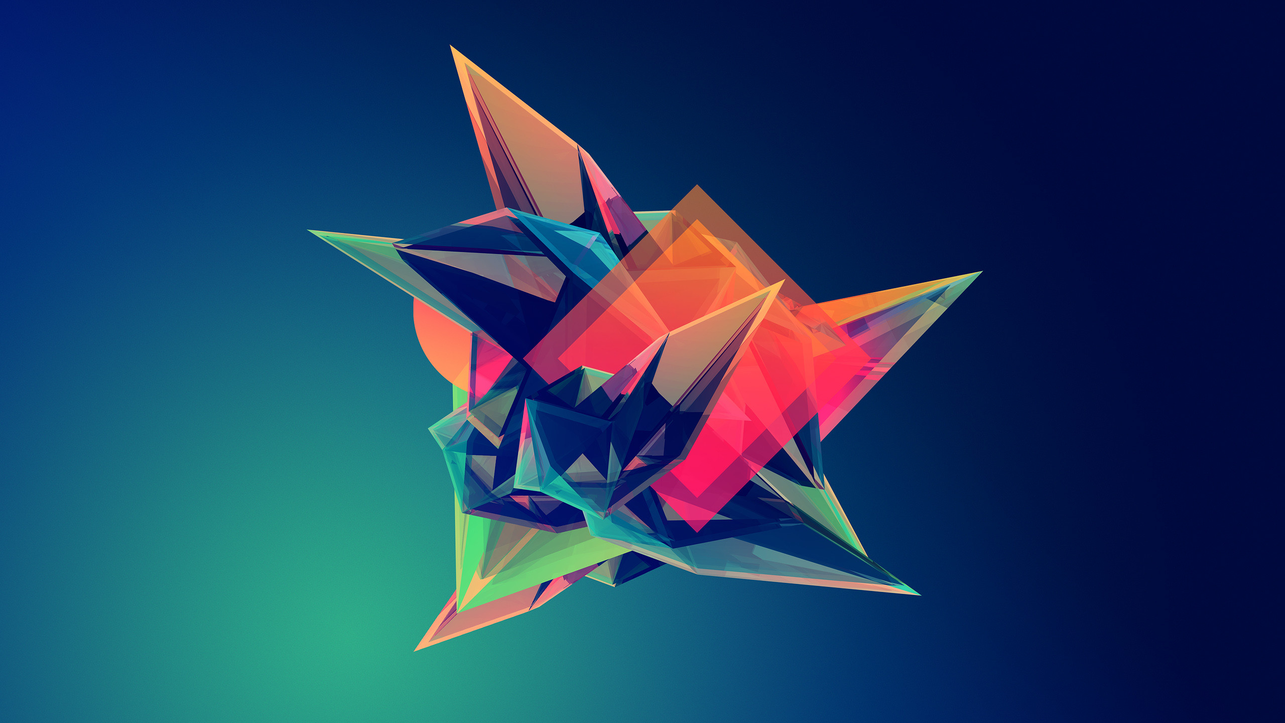 2560x1440 Facets Artwork Geometry Abstract