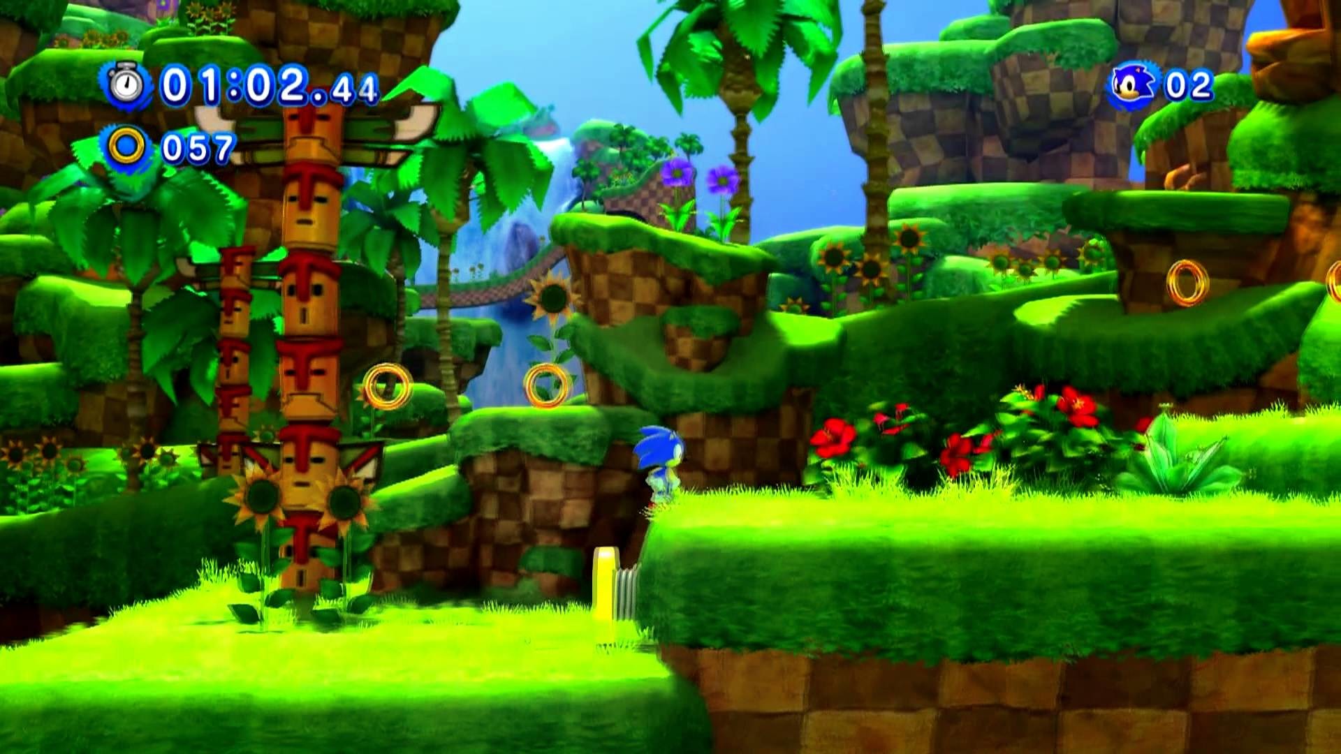 1920x1080 Sonic Generations: Green Hill Zone Act 1 RED RING LOCATIONS [1080p] -  YouTube