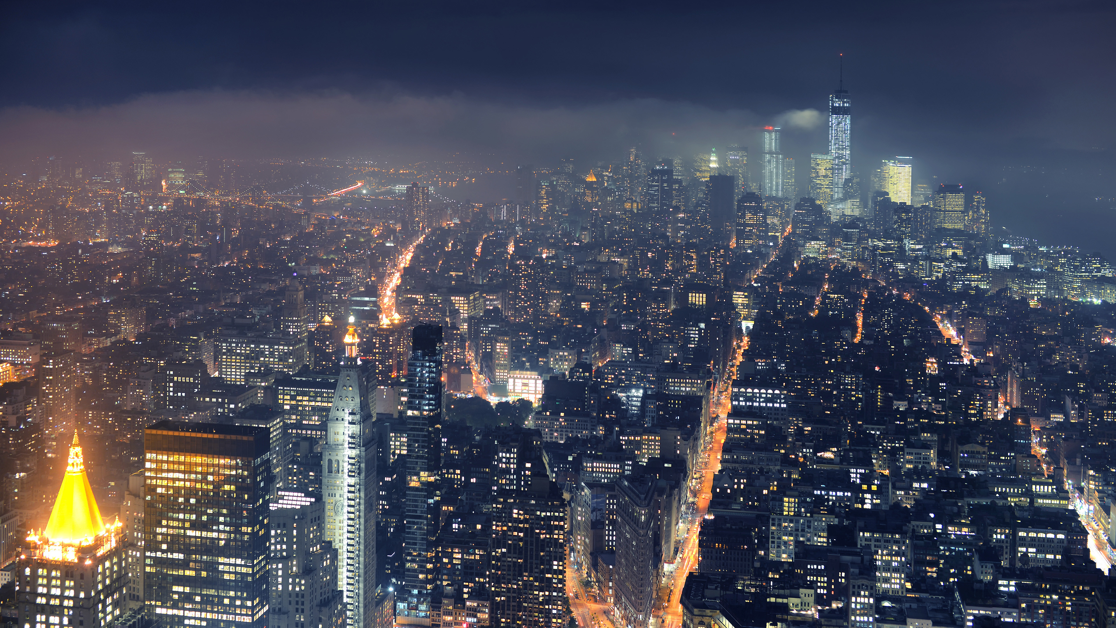 3840x2160 High-resolution desktop wallpaper Gotham City by Dominic Kamp