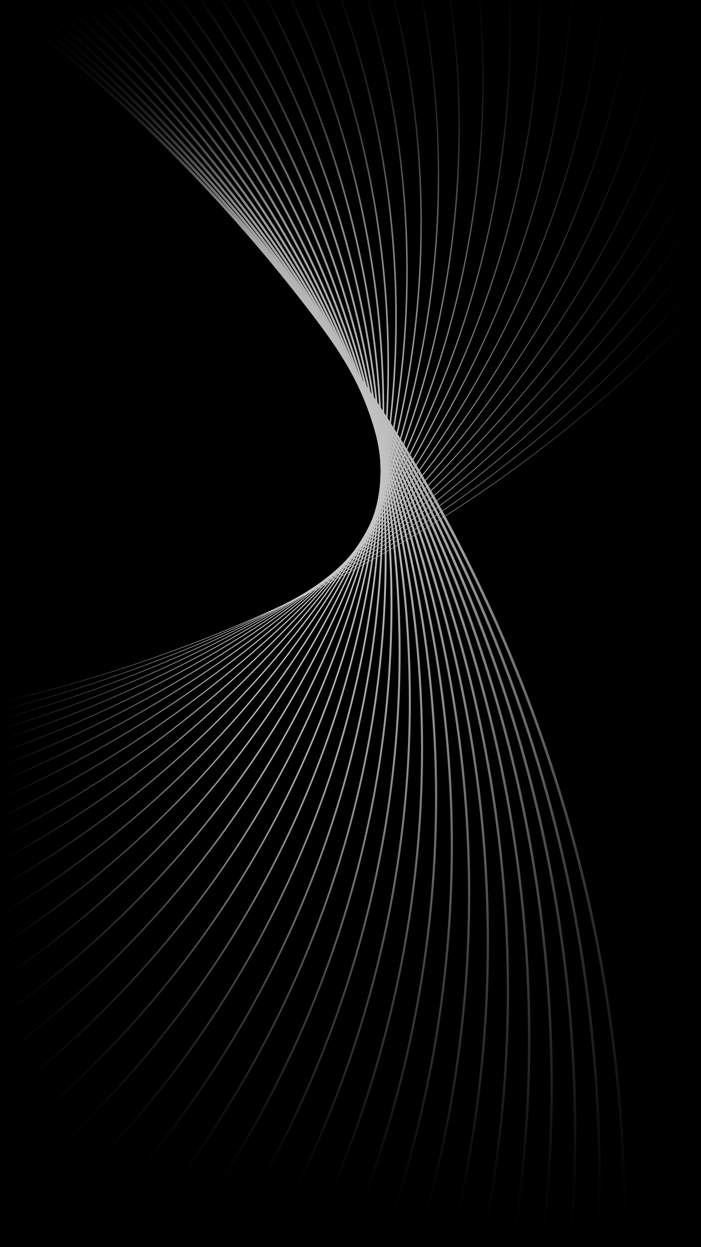 1440x2560 File to download for Black and White Curves for OnePlus 3 Wallpaper