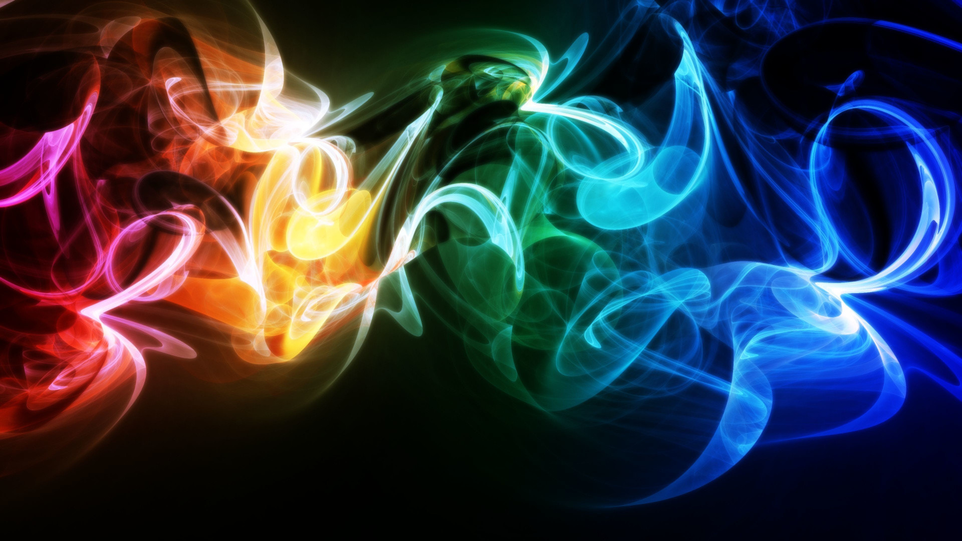 1920x1080 Flame, Abstract Art, Graphic Design, Light, Smoke Wallpaper in   Resolution