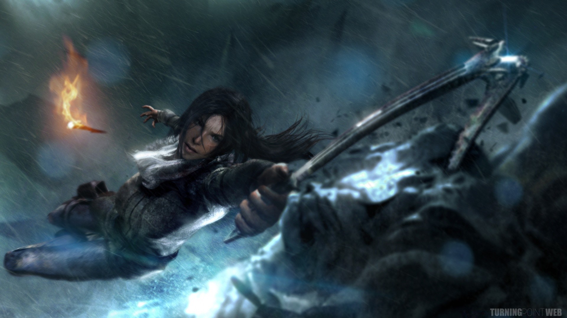 1920x1080 Rise Of The Tomb Raider Lara Croft Climbing Axe. iPhone wallpapers for free.