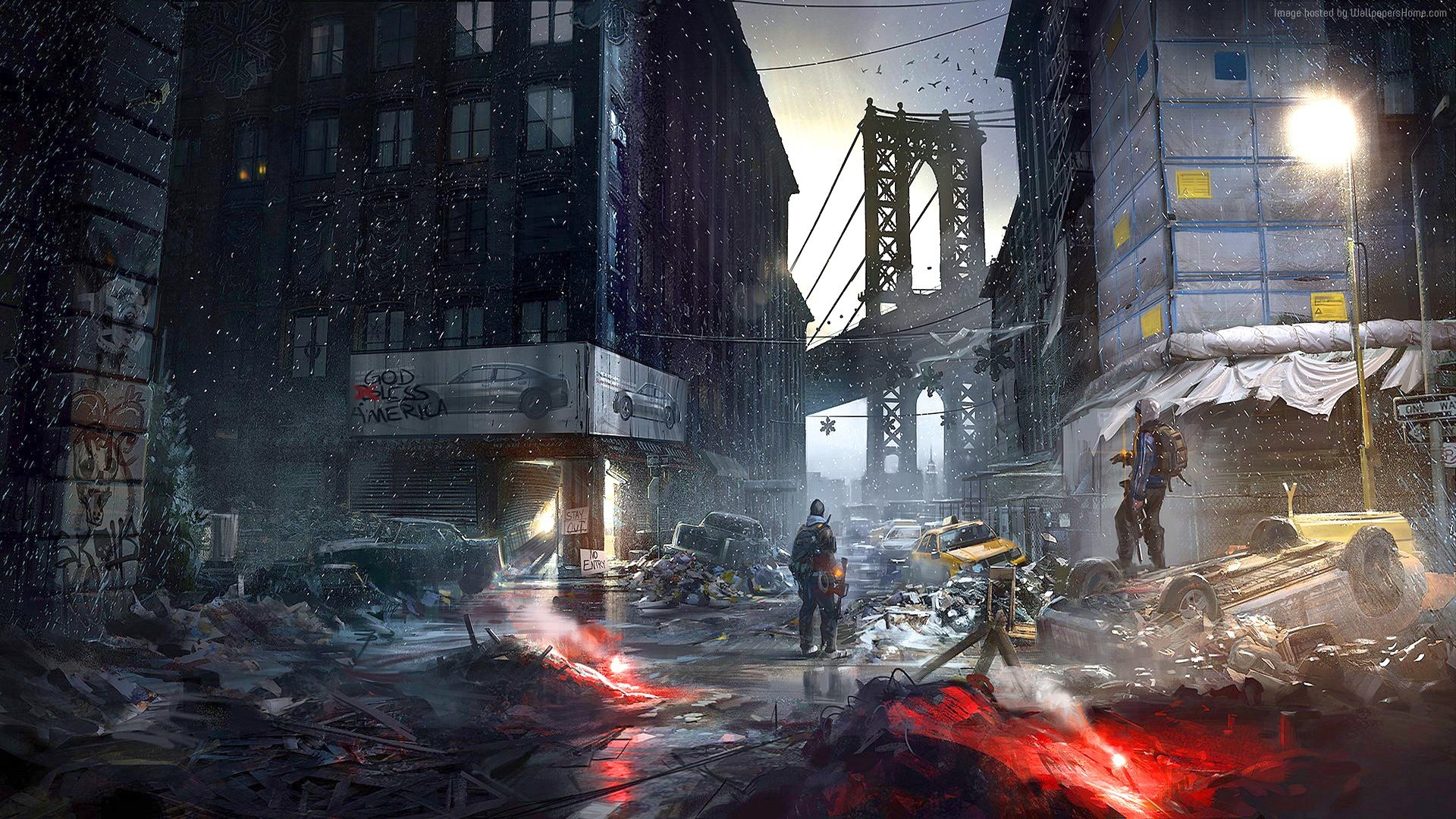 1920x1080 Wallpaper The Division, Tom Clancy's, game, apocalypse, PS4, xBox One, PC,  screenshot, 4k, 5k, 2015, Games #4397. The more wallpapers you see, the  better ...