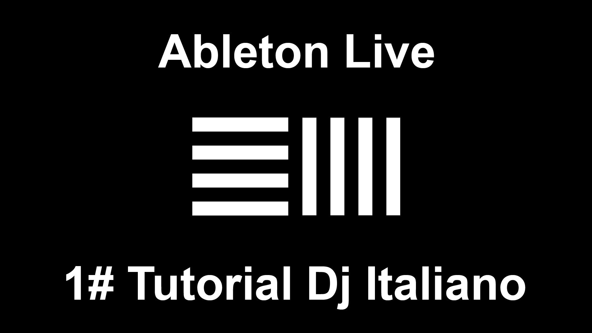 1920x1080 Ableton live - 1# dj tutorial Italiano - Come fare un MixTape/Megamix -  Robby High
