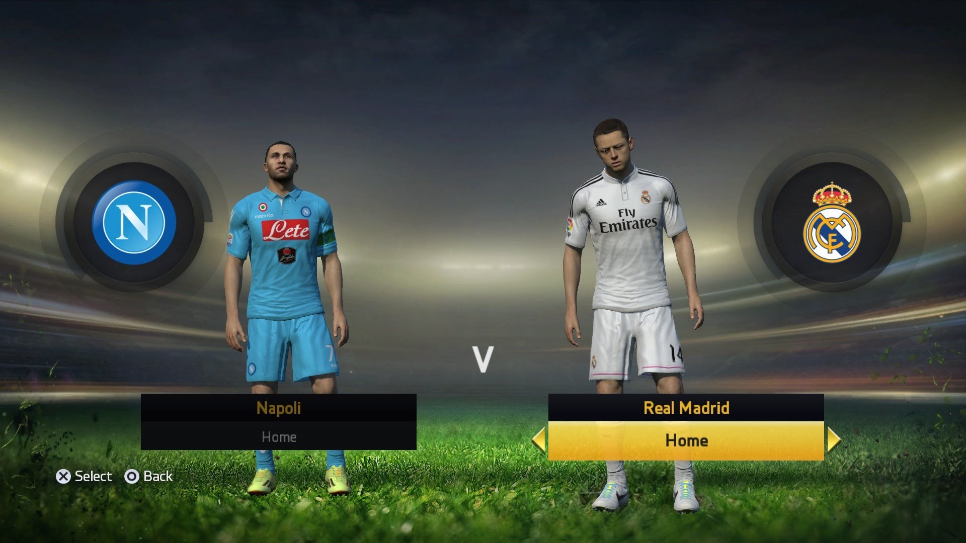 1920x1080 PS4 FIFA 15 Modo Carrera Jugador Javier 'Chicharito' Hernandez EP2 Real  Madrid vs Napoli - YouTube