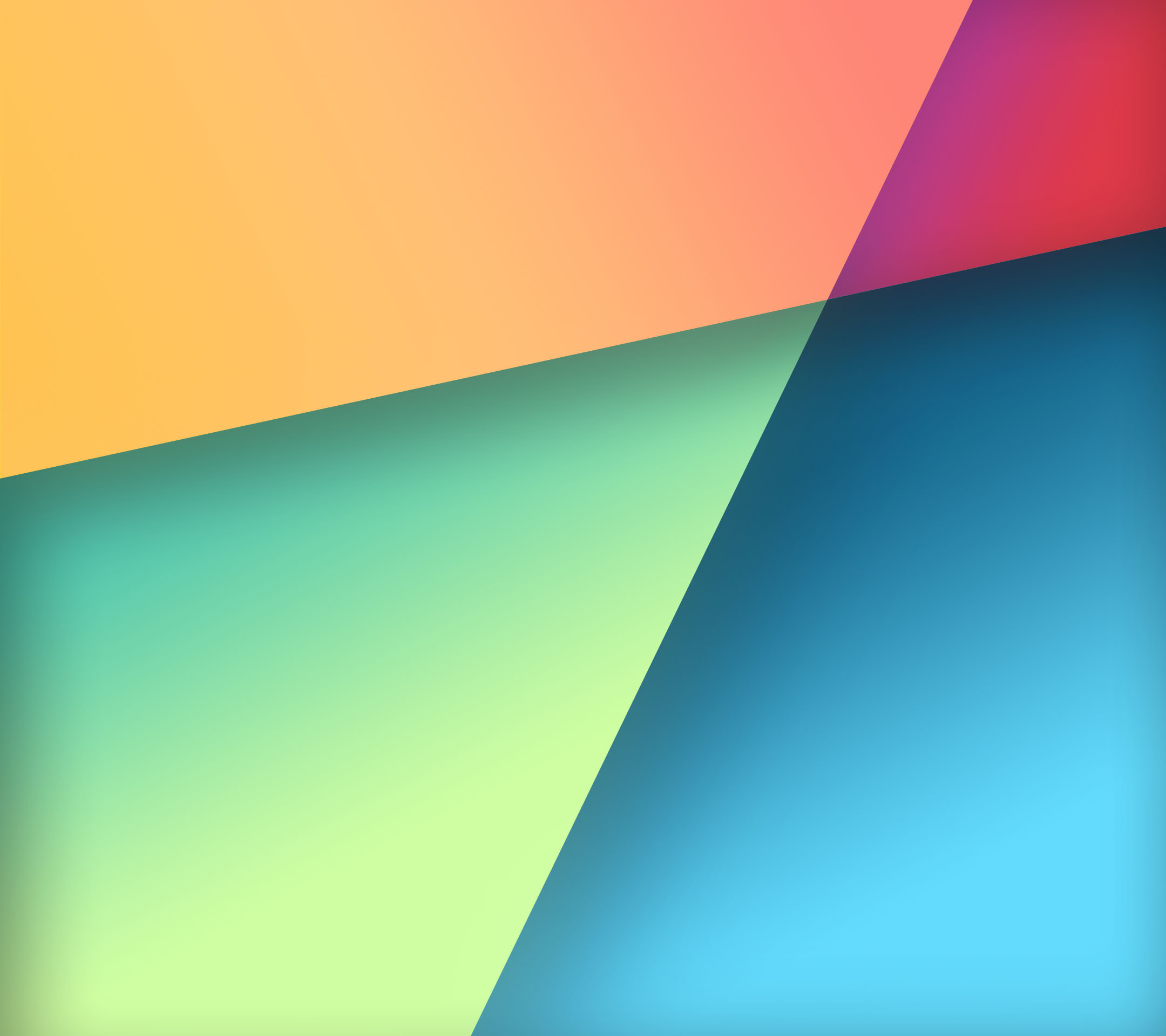 2160x1920 ... Nexus 7 Stock Wallpaper in Google Play Colors by R3CONN3R