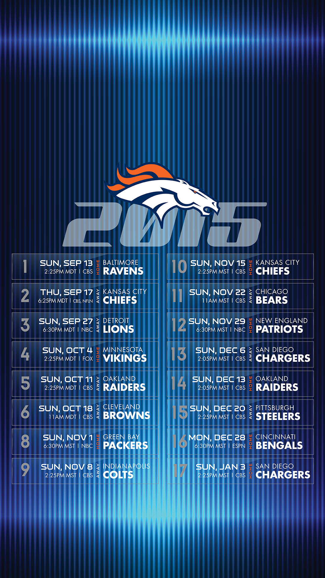 1080x1920 ... Denver Broncos wallpapers 1024x768. View 0. iPhone 6 6 Plus 5s Android  