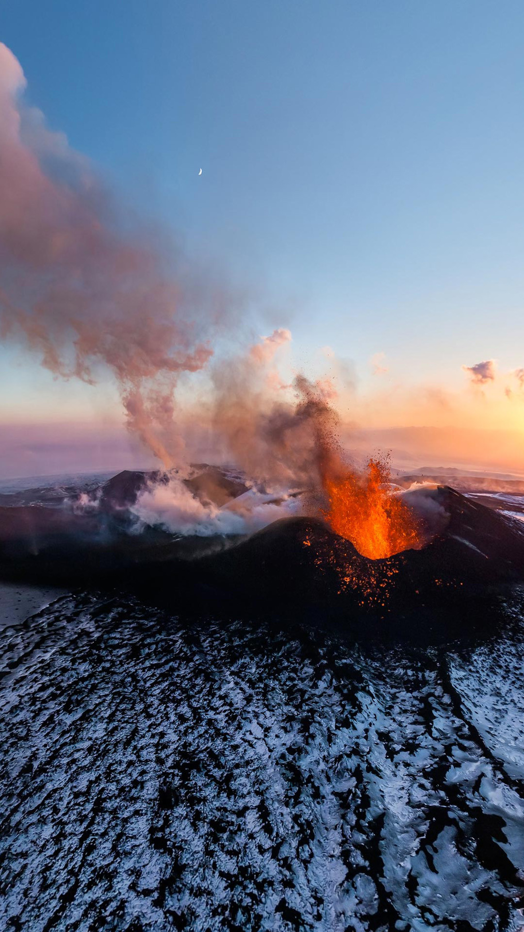 1080x1920 Active Volcano #iPhone #6 #plus #wallpaper