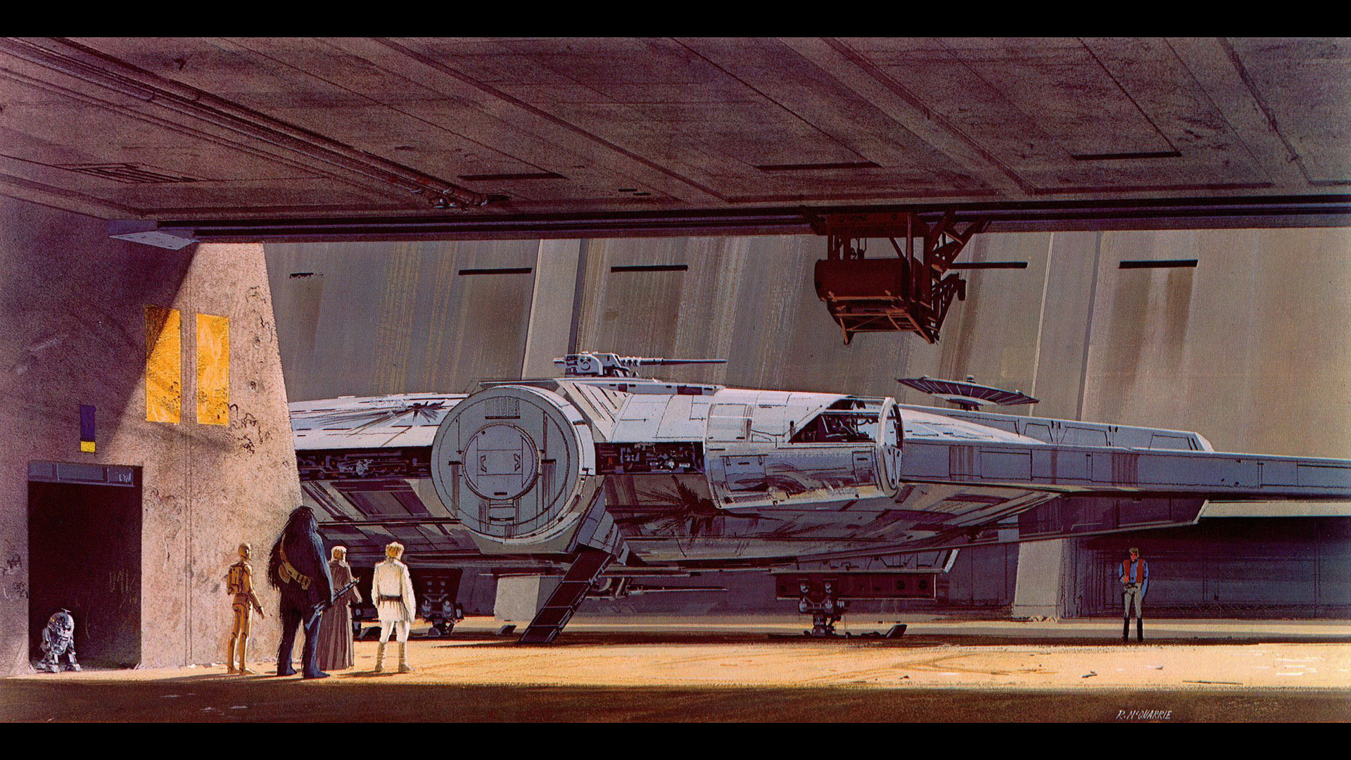 1920x1080 30 of my favorite Ralph McQuarrie Star Wars paintings - curated as desktop  wallpapers for imgur ()